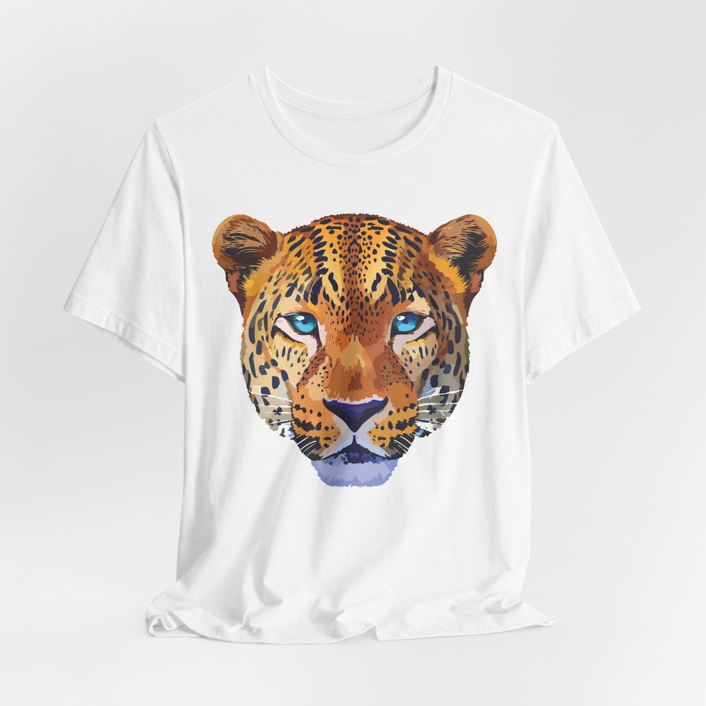 Unisex Animal Print Tee Shirt With Art Design Wild Animals Graphic Tee For Everyday Wear
