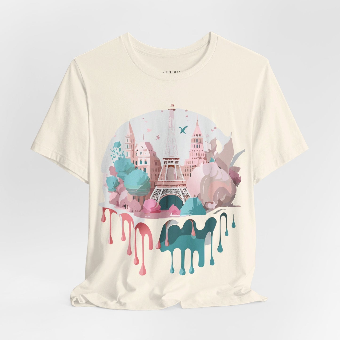 Paris Graphic Tee Unisex Premium Adelpha Art Design Vintage Inspired Short Sleeve Shirt