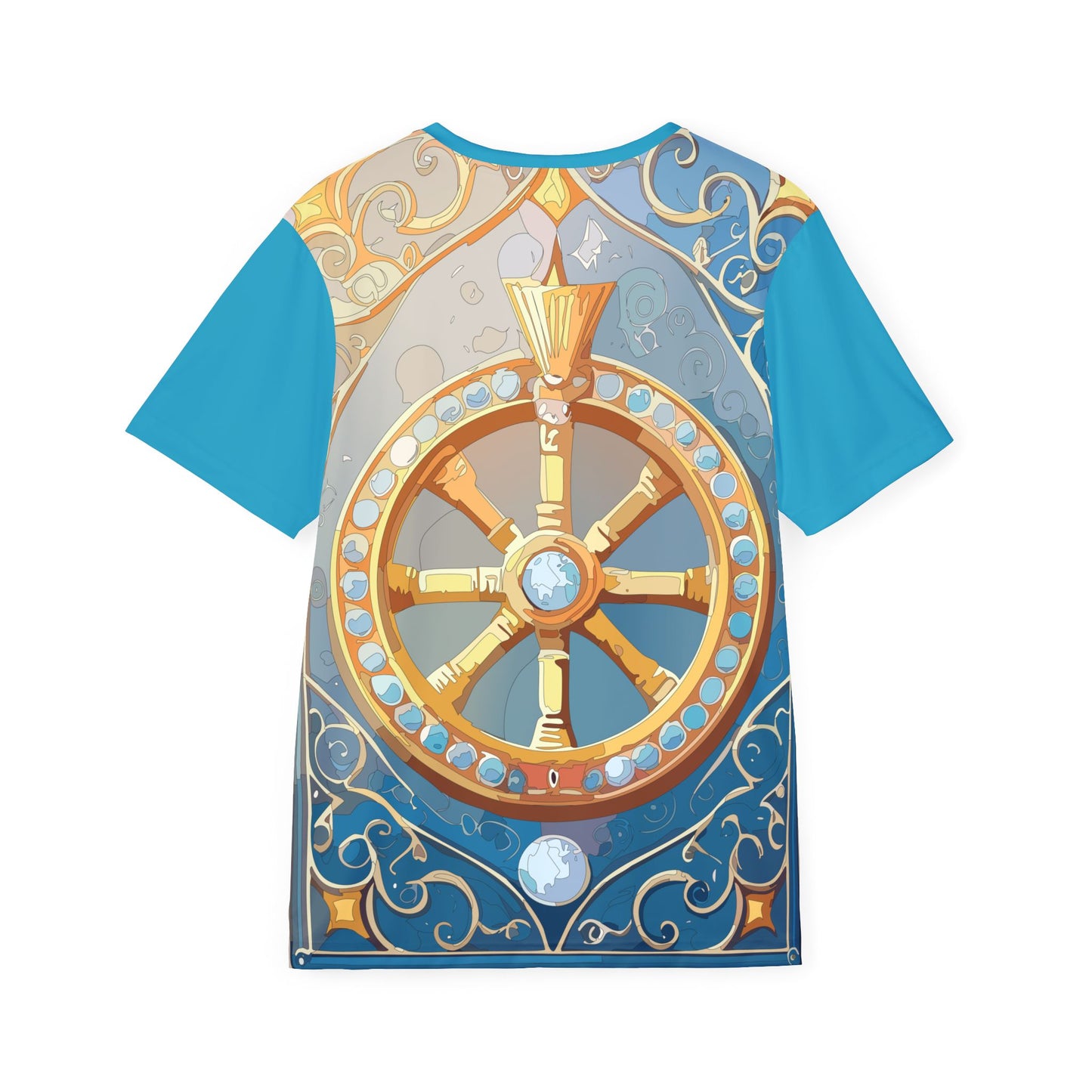 21-Card Deck Graphic T-Shirt, Art Design Poly Shirt, All Over Print Graphic Tee, Playing Cards T-Shirt, Playing Cards Tees