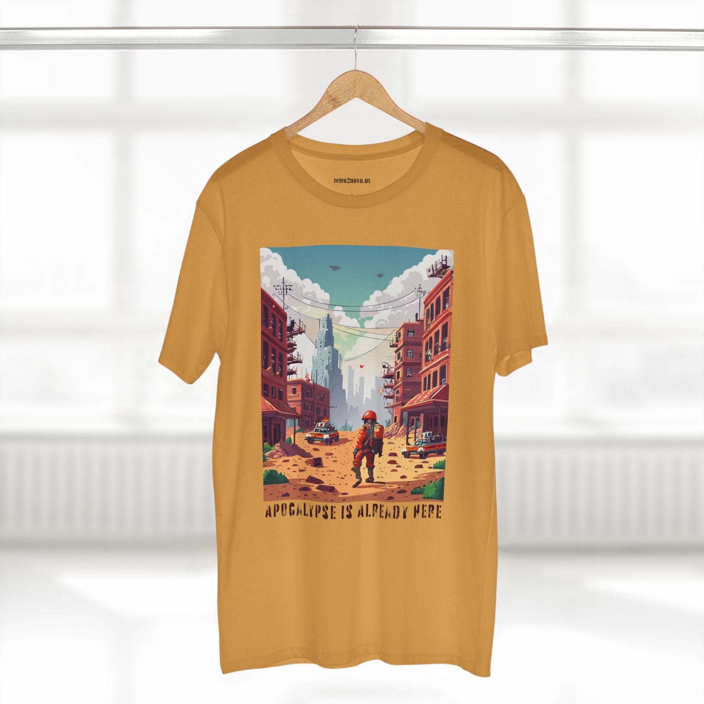 Cataclysm Doomsday Shirt Unisex Premium Cotton Tee With Original Art Design Retro2Nova