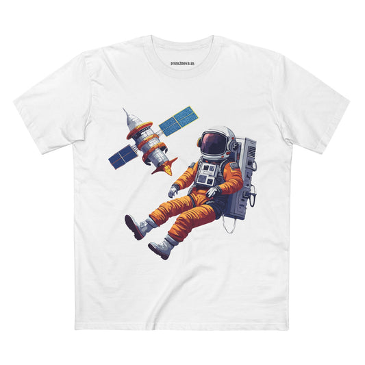 Cosmos Astronaut Graphic Tee Staple Unisex 100 Cotton Tee Shirt - CS-37