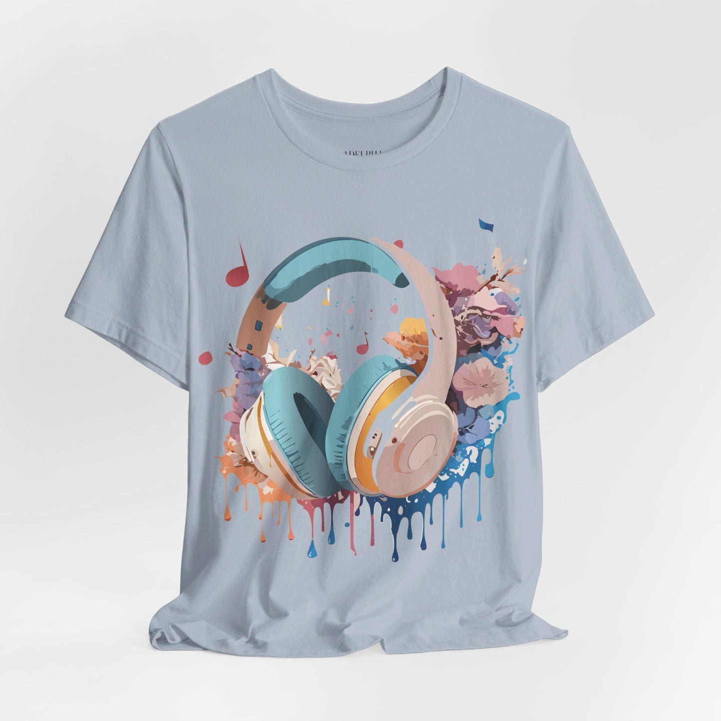 Unisex Graphic Tee Adelpha Art Design Vintage Music Inspired Short Sleeve Jersey Premium