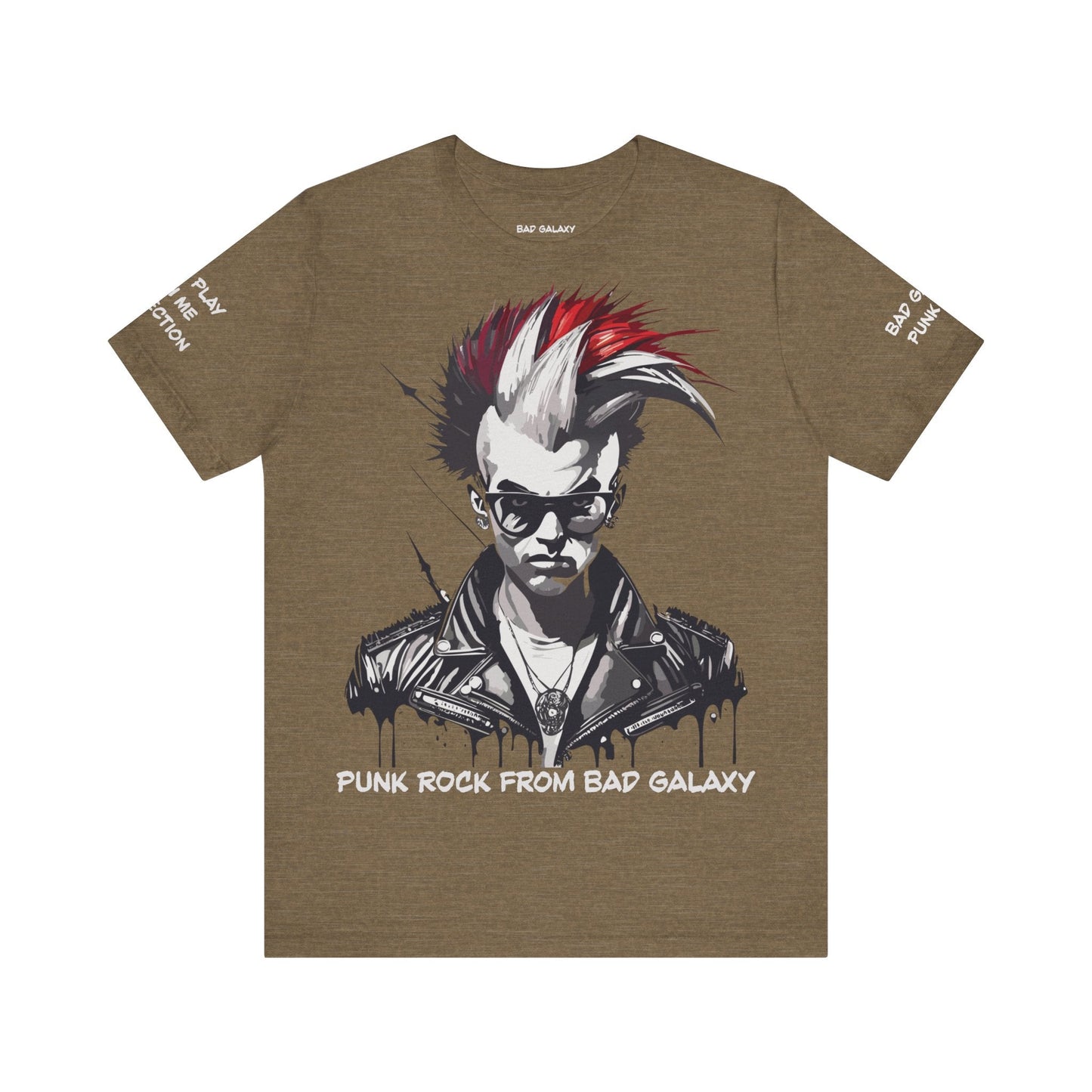 Punk Rock Tee Shirt Made In USA 100 Percent Cotton Eco Friendly Inks Durable Stitching