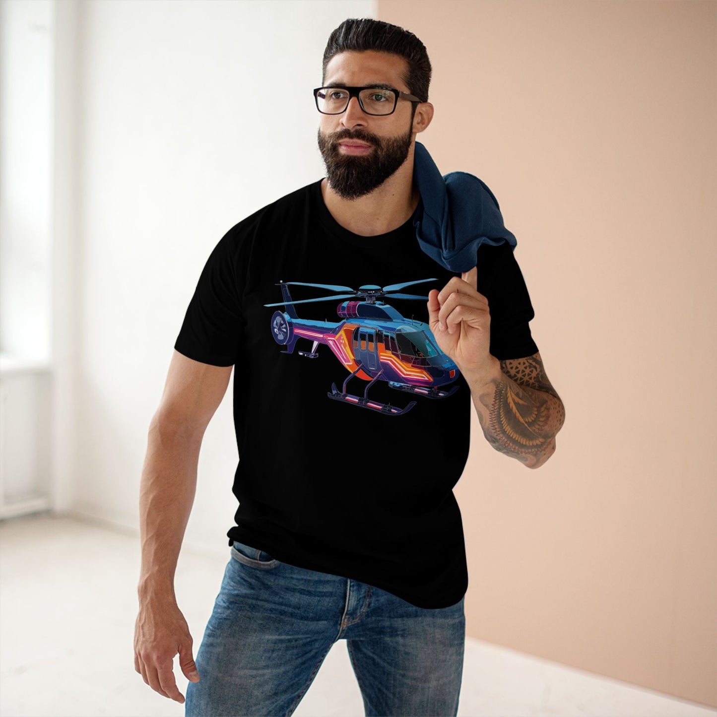 Chopper Graphic Unisex 100 Cotton Staple Tee 18