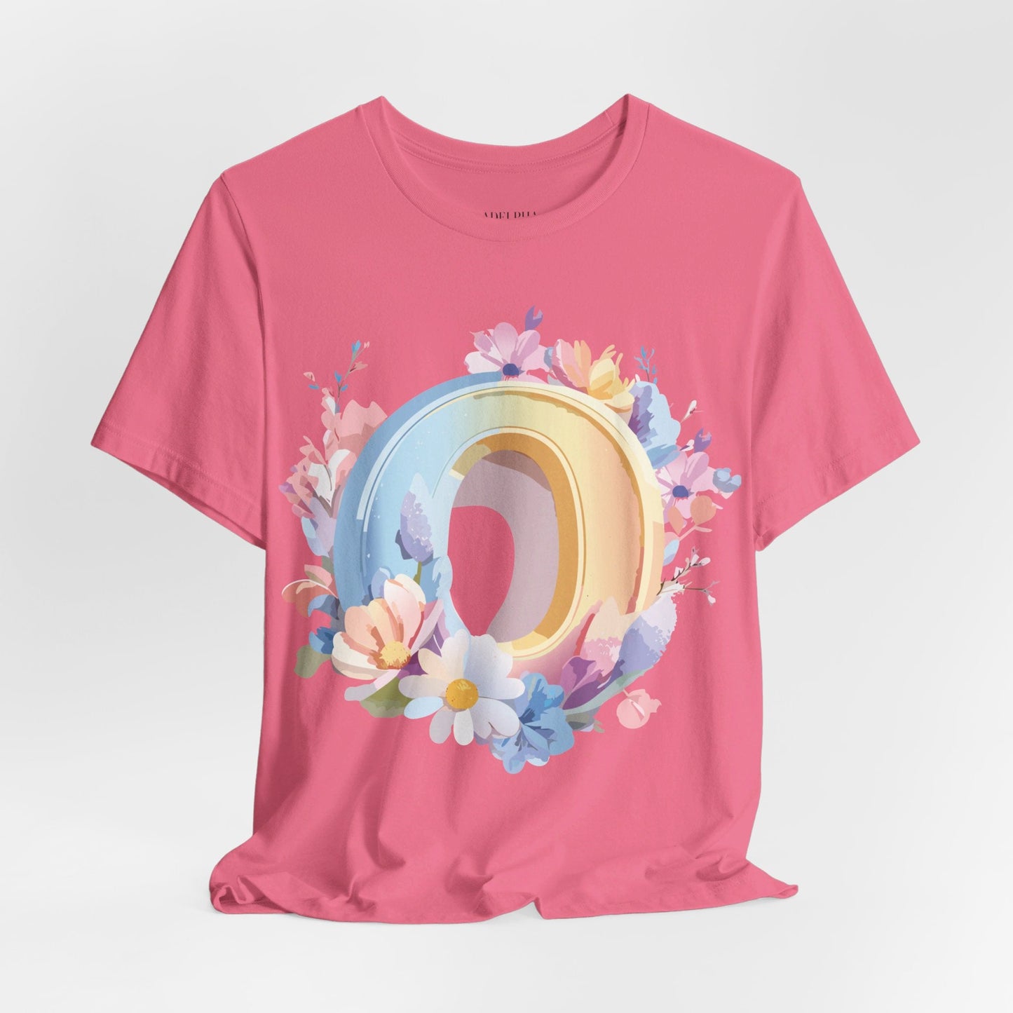 Adelpha Letter O Shirt Unisex Graphic Tee Vintage Inspired Art Design Jersey Short Sleeve