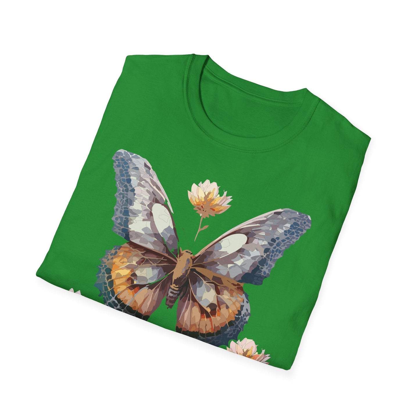 Butterfly Shirt Unisex Monarch Butterfly Tee Gildan Softstyle 64000 Ring Spun Cotton