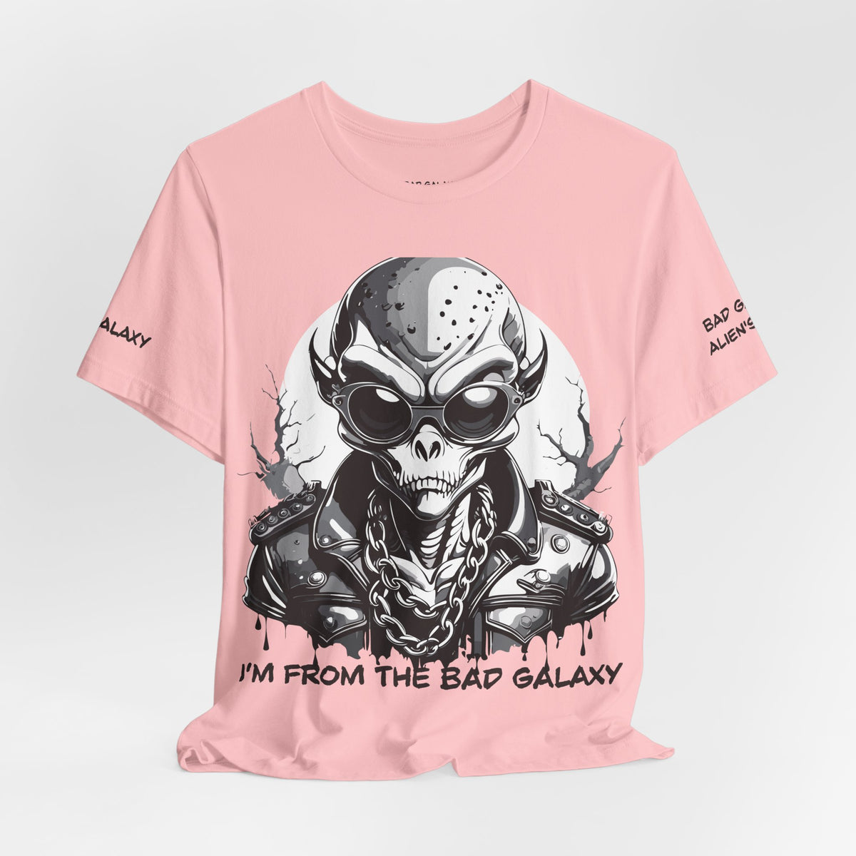 Alien Graphic Unisex Cotton Bella+Canvas Tee with Art Design b63