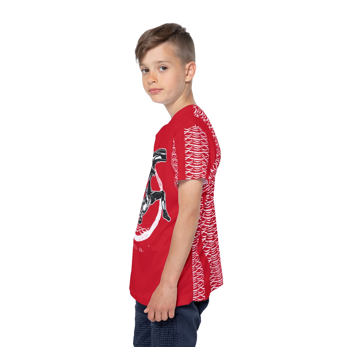 Jet Ski Racing Kids Shirt, MX100 Watersport Kids T-Shirt, Kids Art Design Print Jersey 2