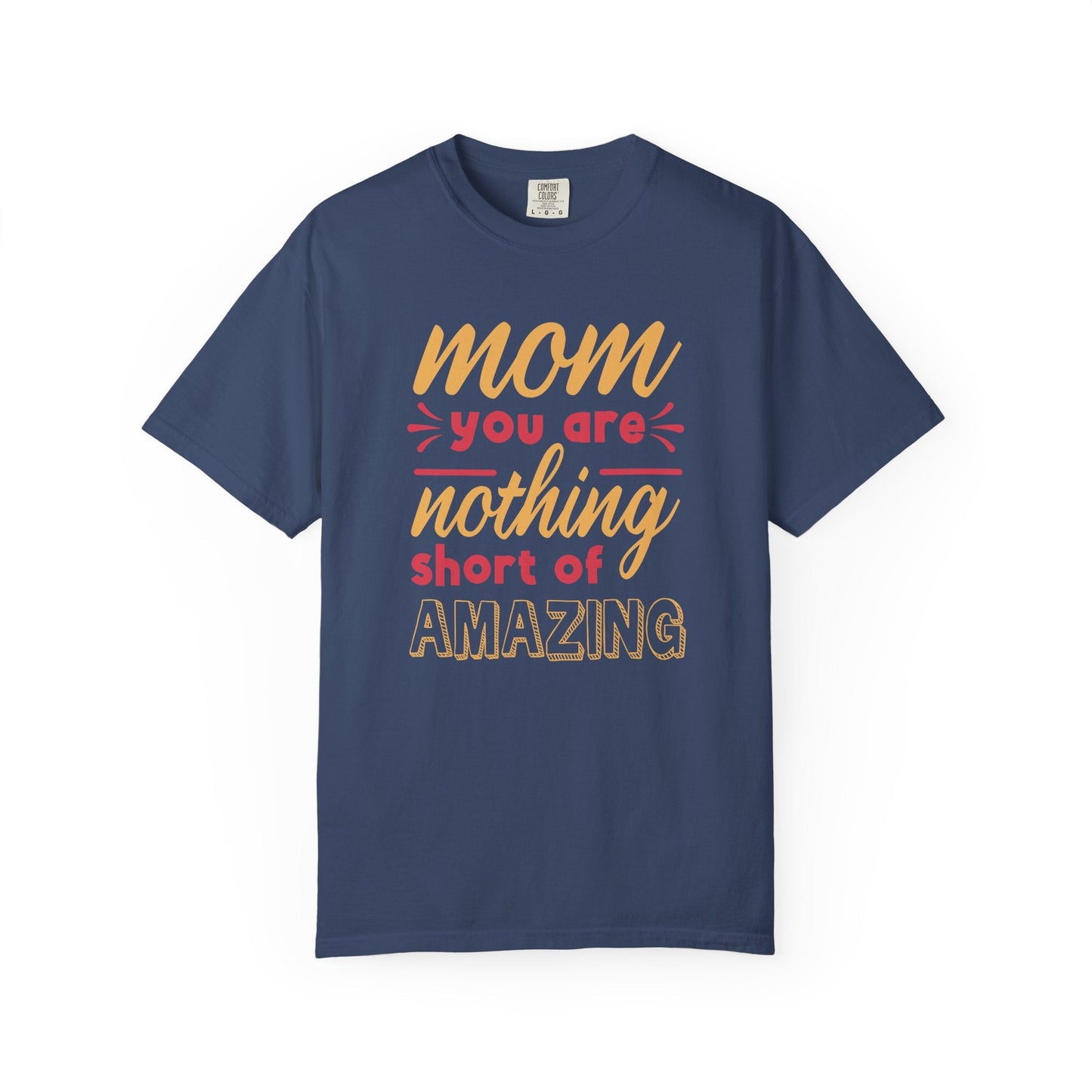 Mom T-shirt Mother's Day Mama Tee Unisex Comfort Colors Garment-Dyed Cotton h21