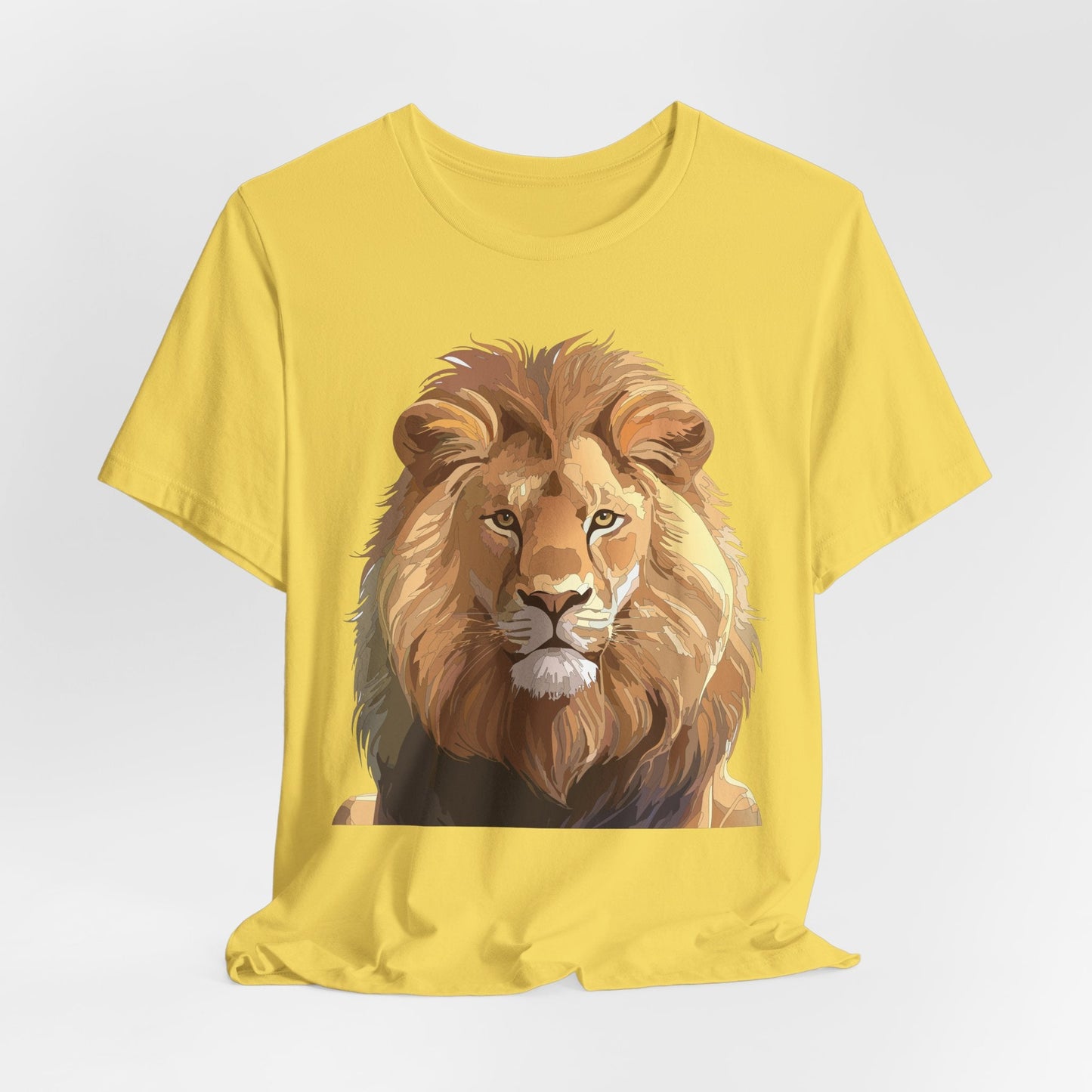 Unisex Animal Art Tee Shirt With Wild Animals Design Gildan 64000 Softstyle Cotton