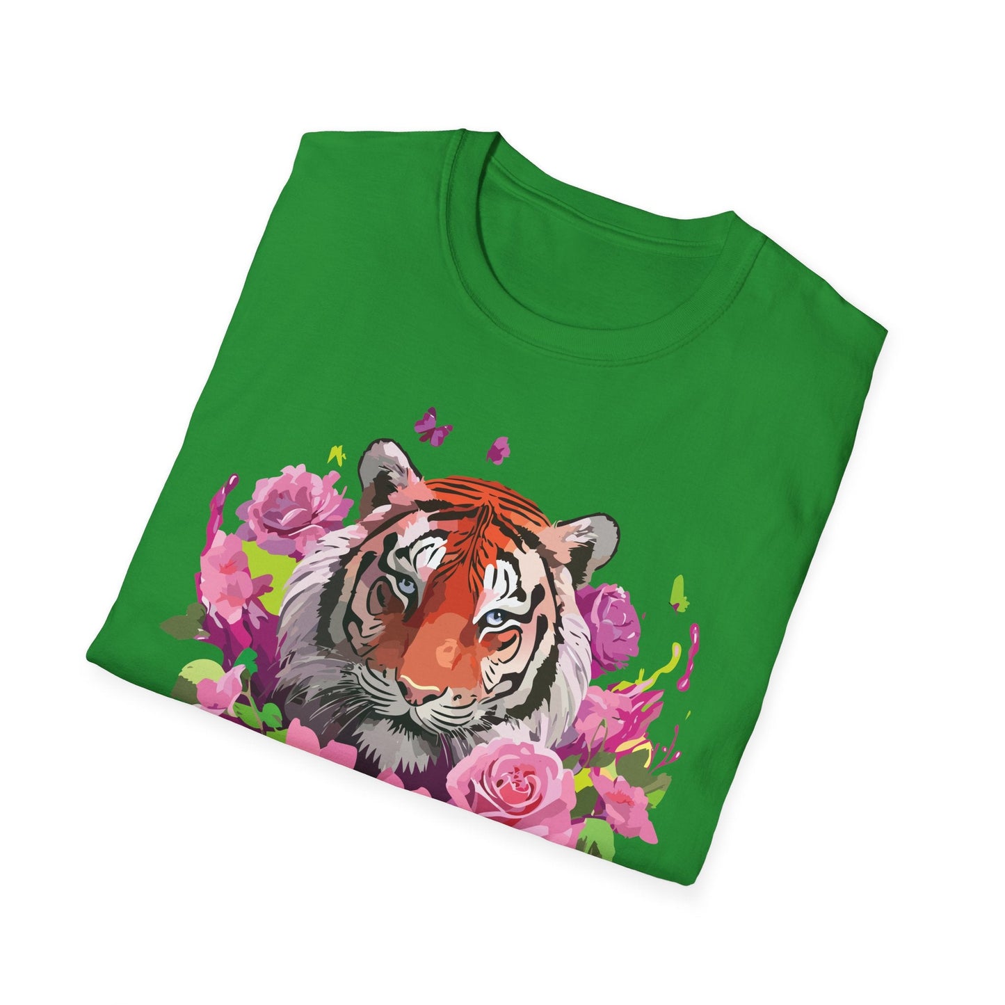 Tiger Shirt Unisex Tee Gildan Softstyle 64000 Ring Spun Cotton