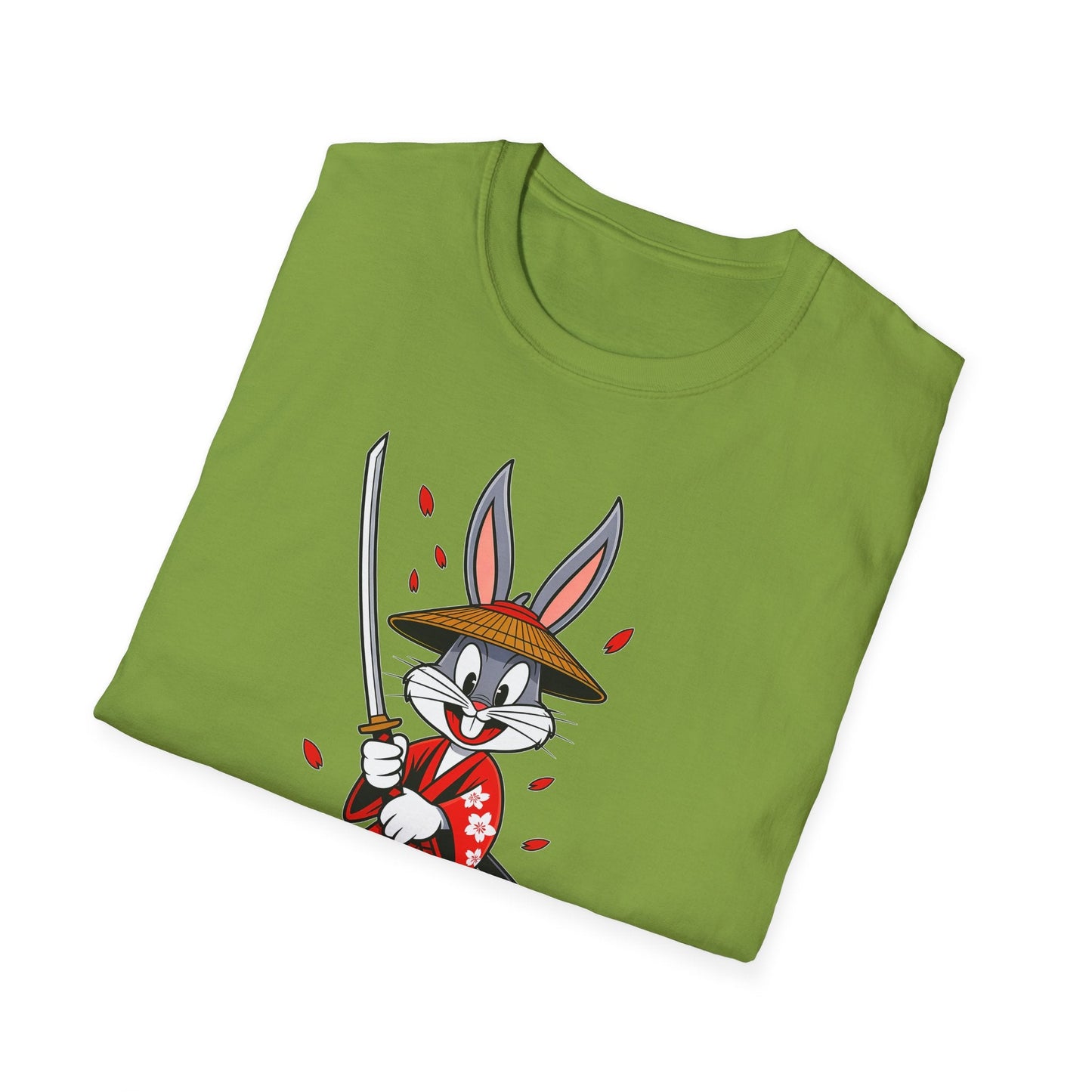 Bugs Bunny Graphic T Shirt Unisex Gildan Softstyle 64000 Cotton Tee Cartoon Animation Design
