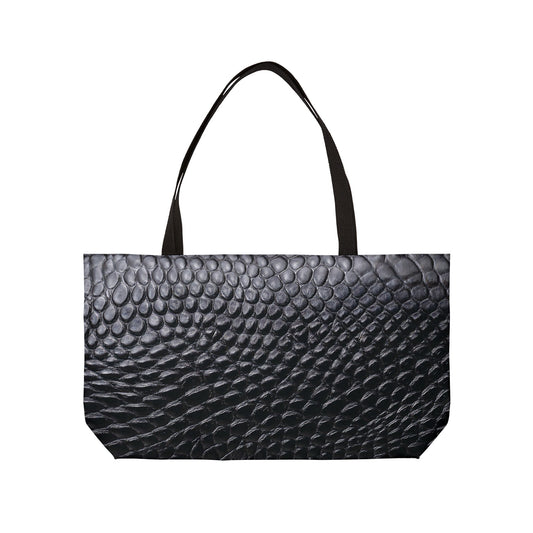 Leather Print Big Bag High-Quality 100% Spun Poly 24x13 Canvas Art Bag L-8