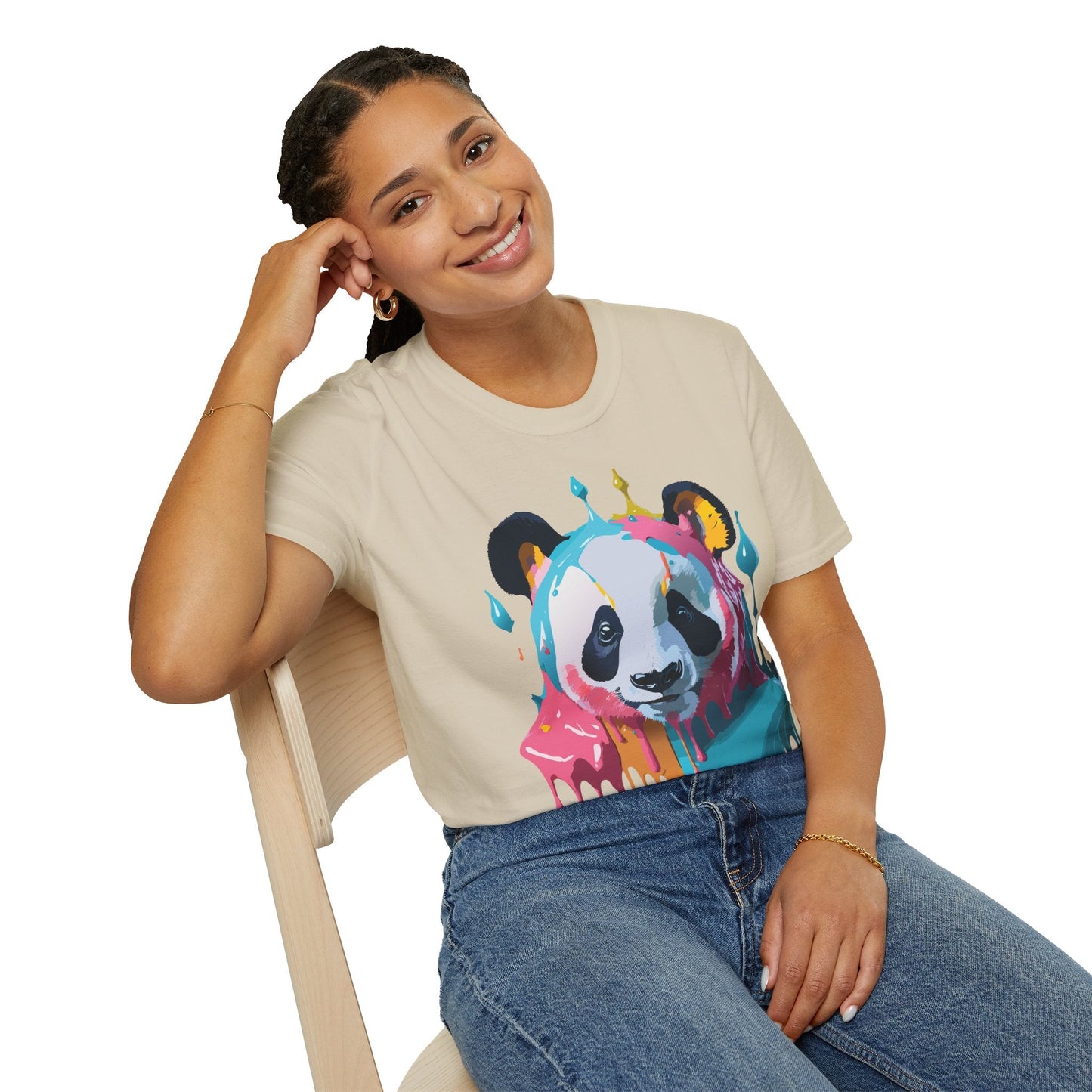 Panda Shirt Unisex T Shirt Panda Lover Gift Gildan Softstyle Tee 100 Percent Cotton