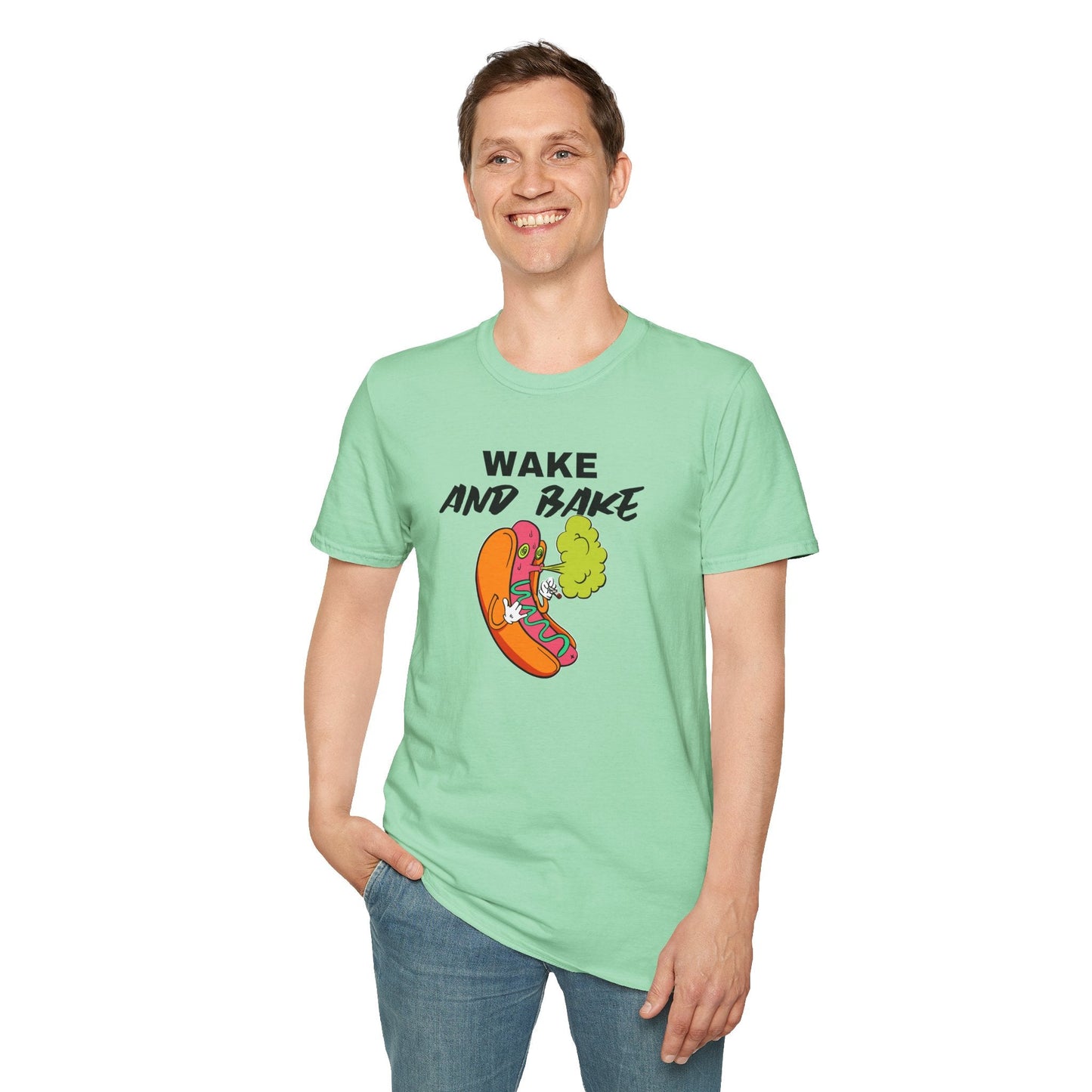 Funny Food T Shirts Unisex Softstyle Tee With Art Design Gildan 64000 100 Percent Ring Spun Cotton