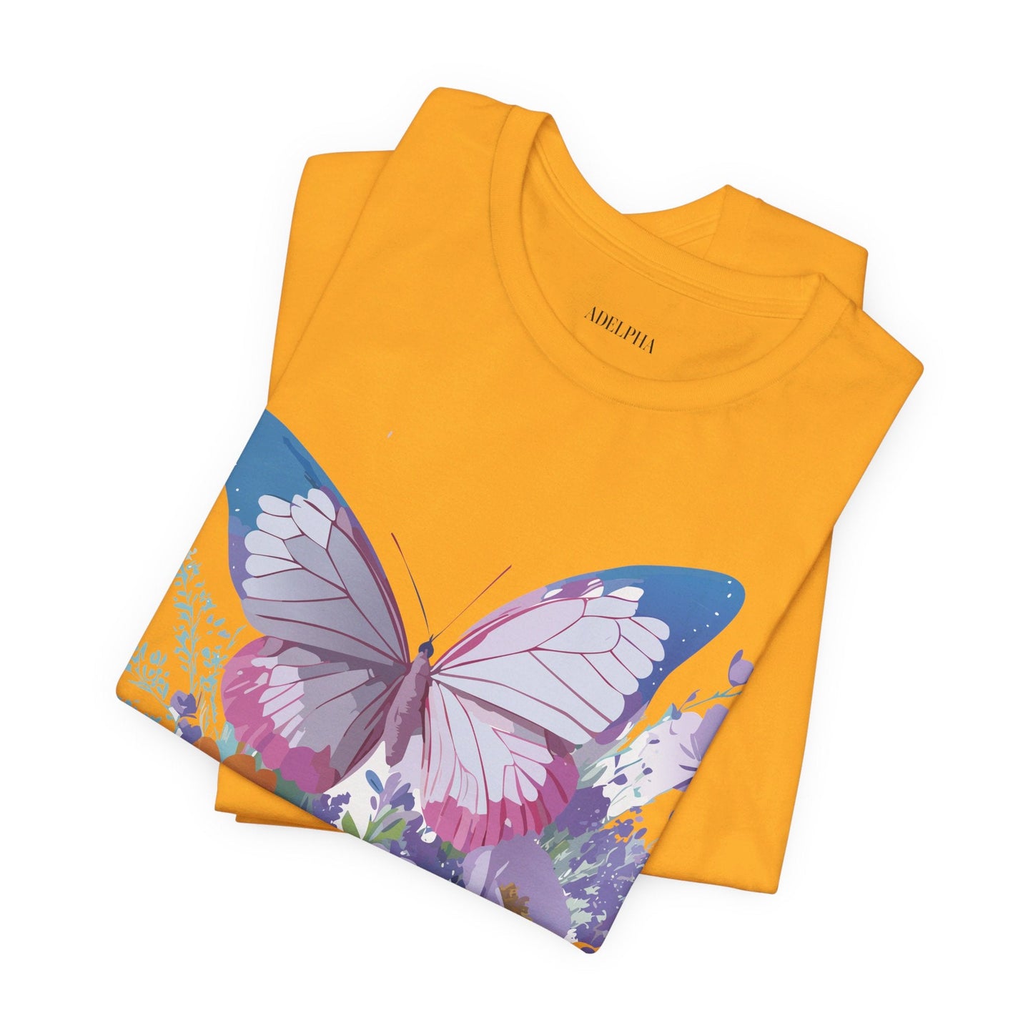 Unisex Butterfly Graphic Tee Adelpha Art Design Vintage Inspired Jersey Tee