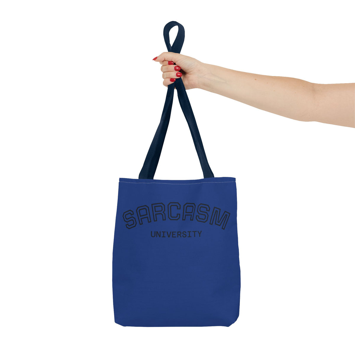 University NAVY COLOR CANVAS BAG  100% SPUN POLY 3 SIZES BLUE BAG-C2