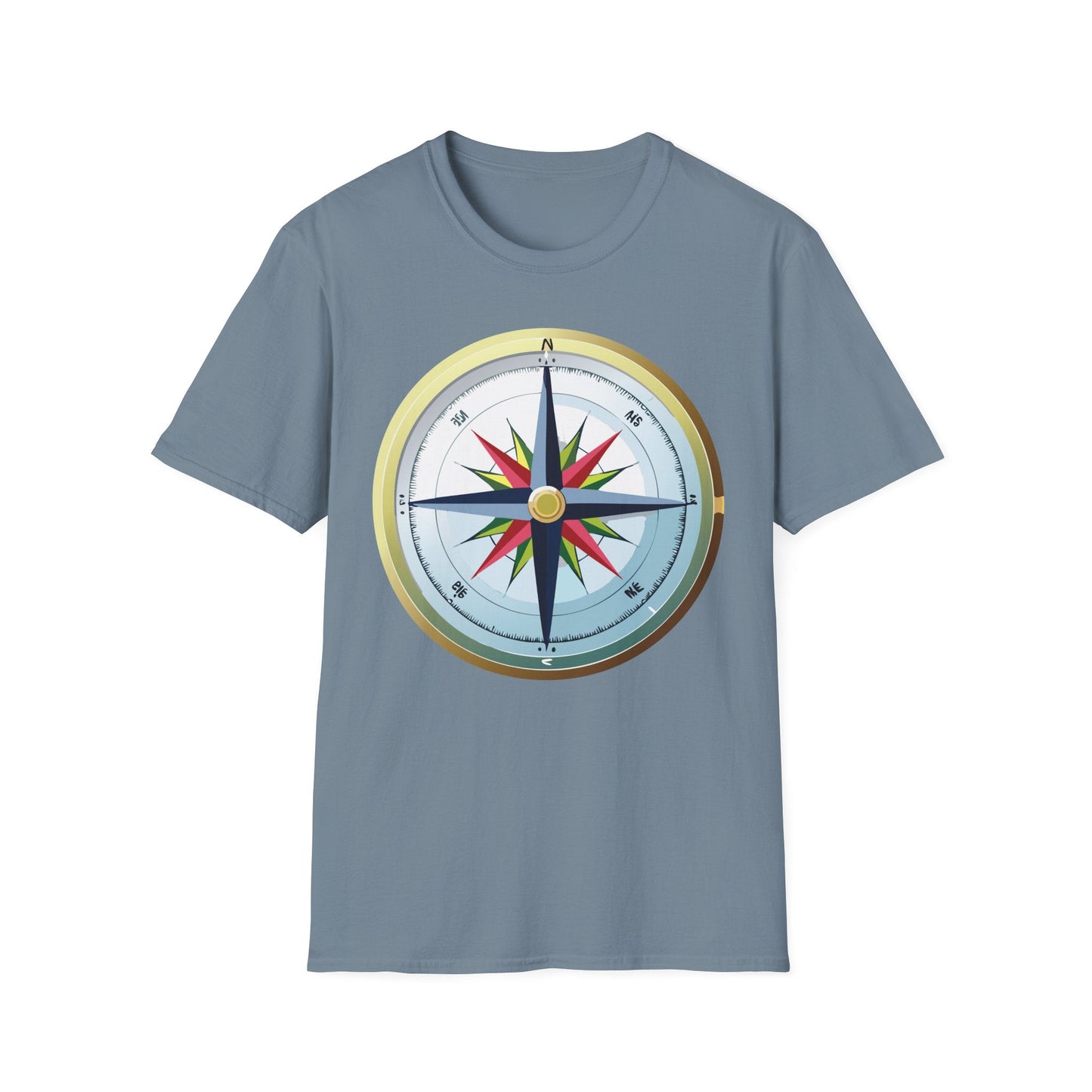 Compass Navigator Graphic Tee Unisex 100 Cotton 6