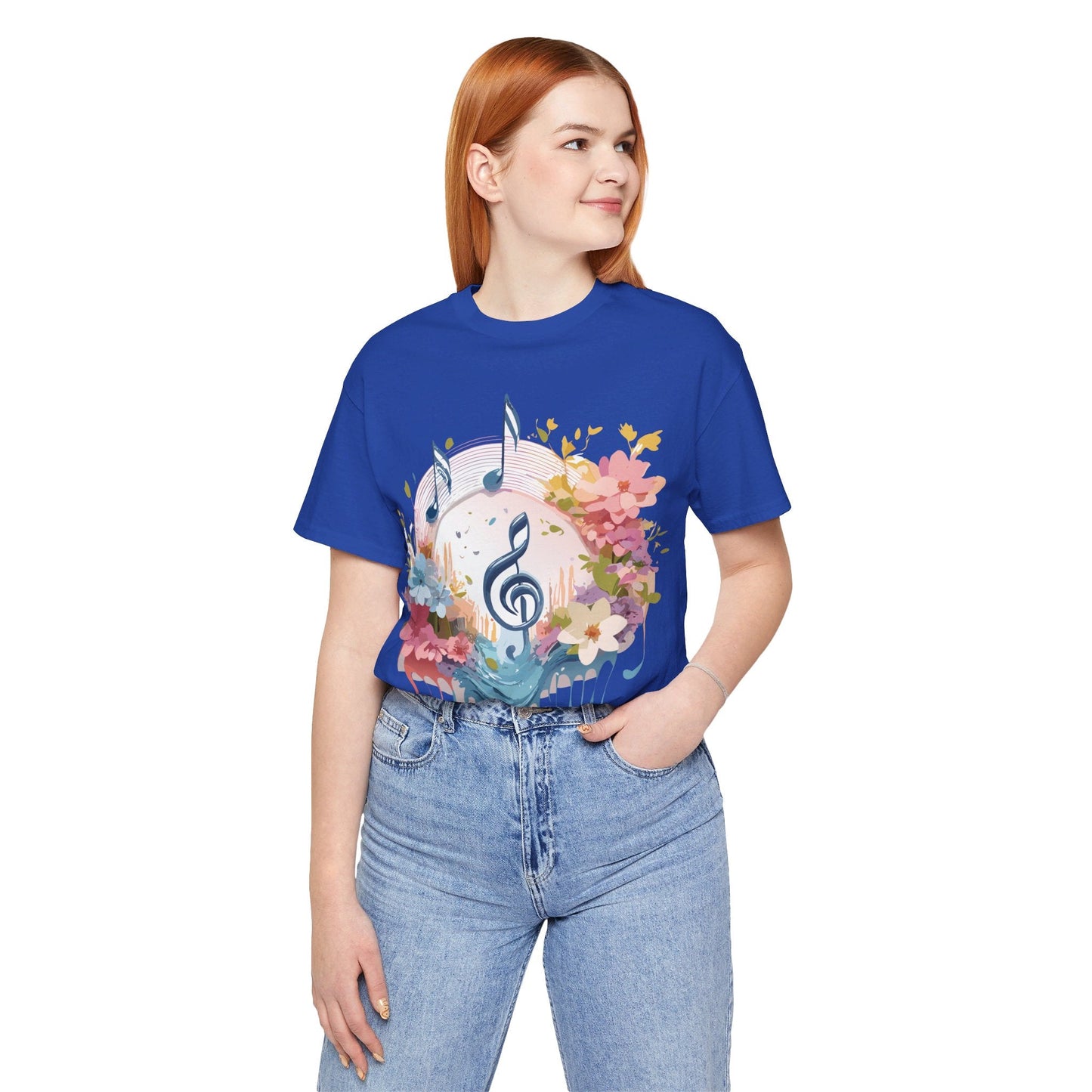 Adelpha Graphic Music T Shirt Unisex Jersey Short Sleeve Tee With Vintage Artwork