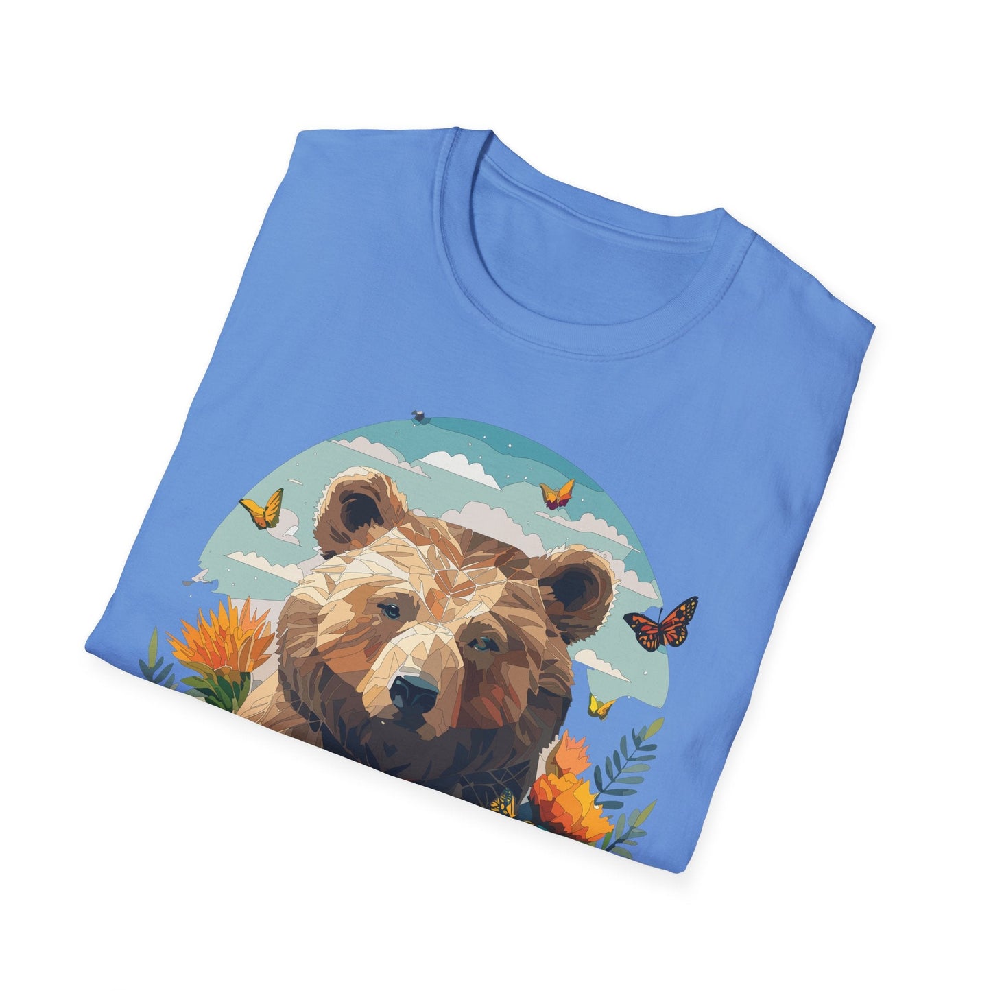 Bear T Shirt Unisex Teddy Bear Tee Softstyle 64000 One Hundred Percent Ring Spun Cotton Short Sleeve