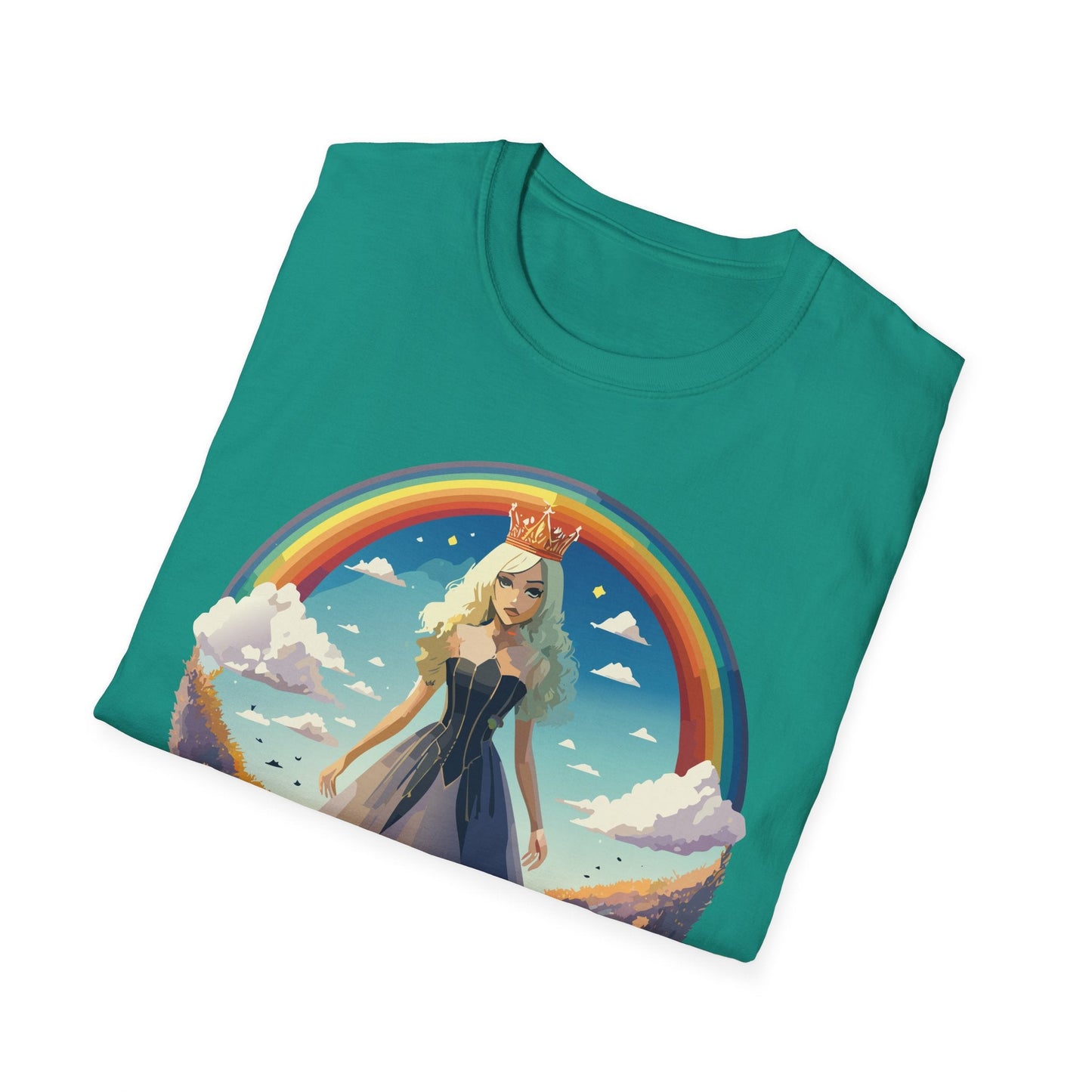 Womens Graphic T Shirt Art Design Tee 100 Percent Cotton Short Sleeve Softstyle Unisex