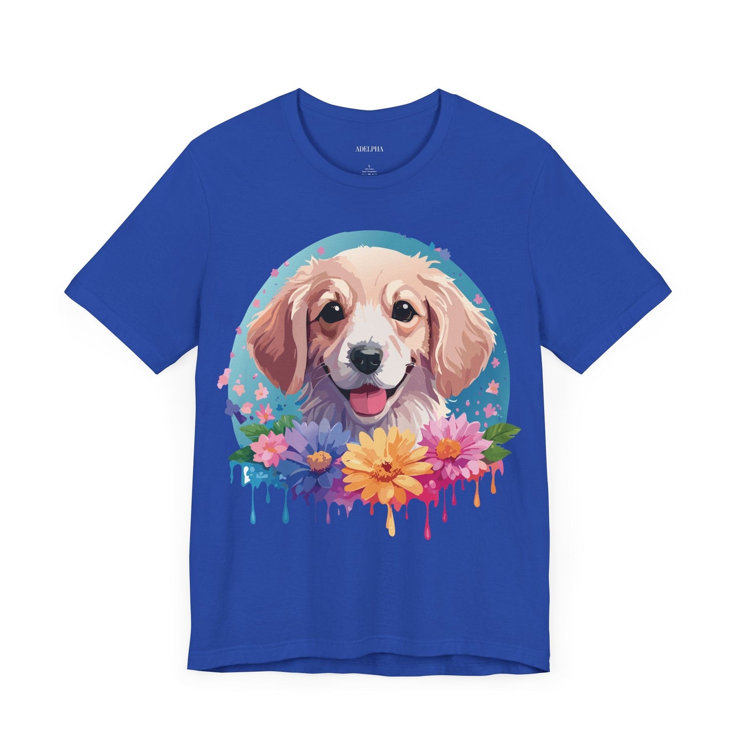 Dog Shirt Unisex Graphic Tee With Original Adelpha Artwork Jersey Short Sleeve Casual Look