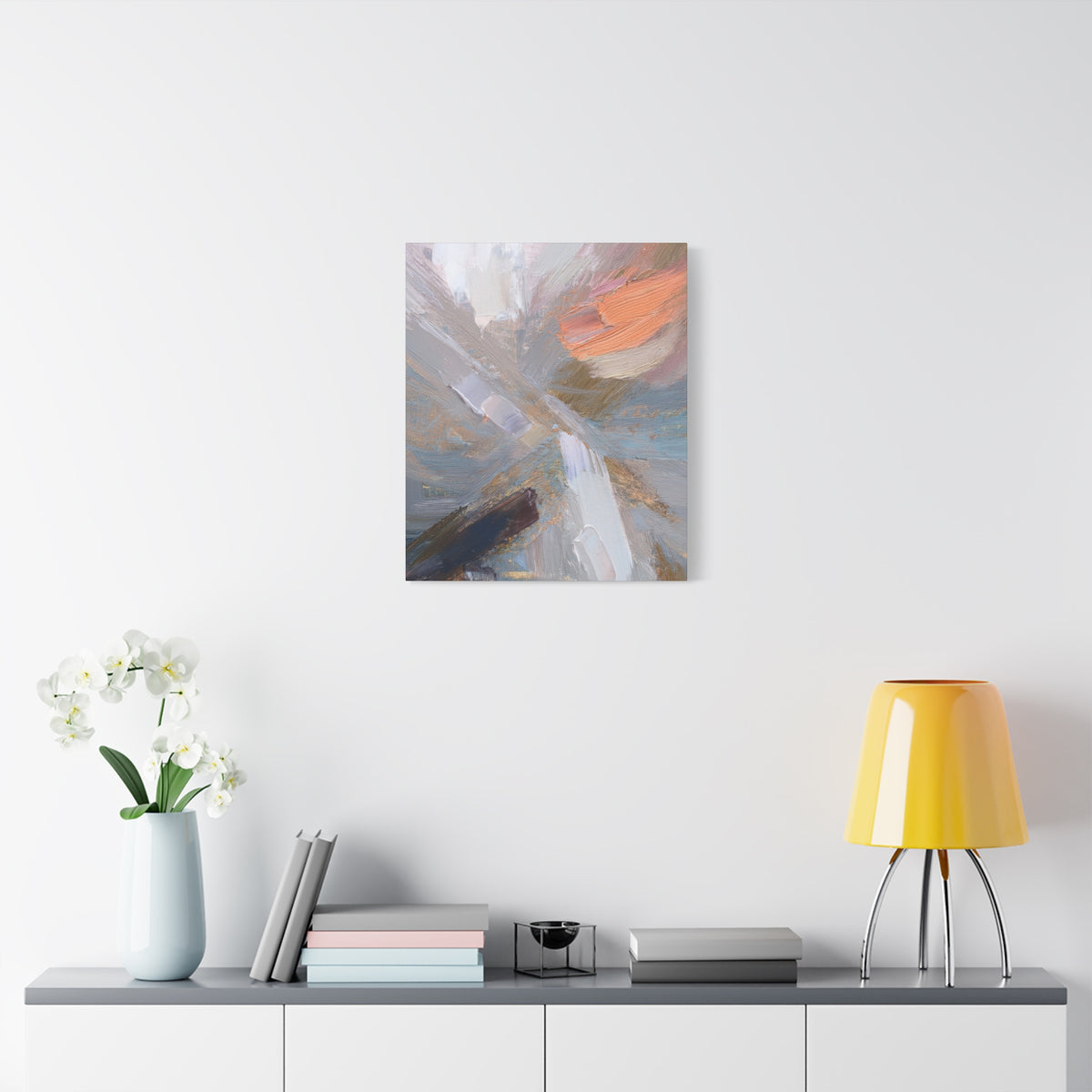 Abstract Pastel Painting Print Canvas 20x24,20x30,24x30 24x32,24x36,30x40 32x48,36x48,40x60 Pine-Wood Inner Frame ABS-89