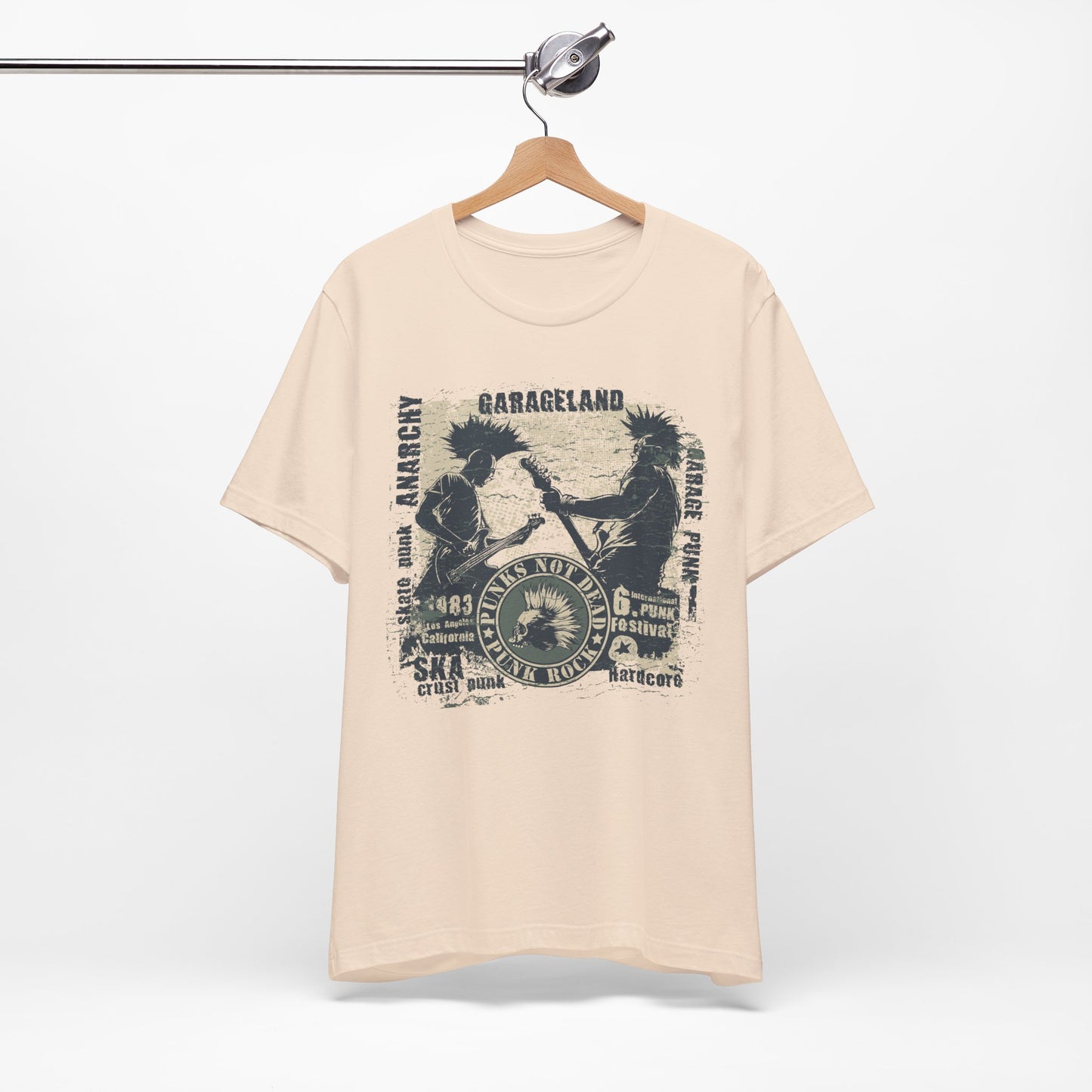 Punk Rock Graphic Tee, Retro Graphic T-Shirt, Artistic Vintage T-Shirt, Vintage Shirt, Retro Tee, Art Design Music Tees