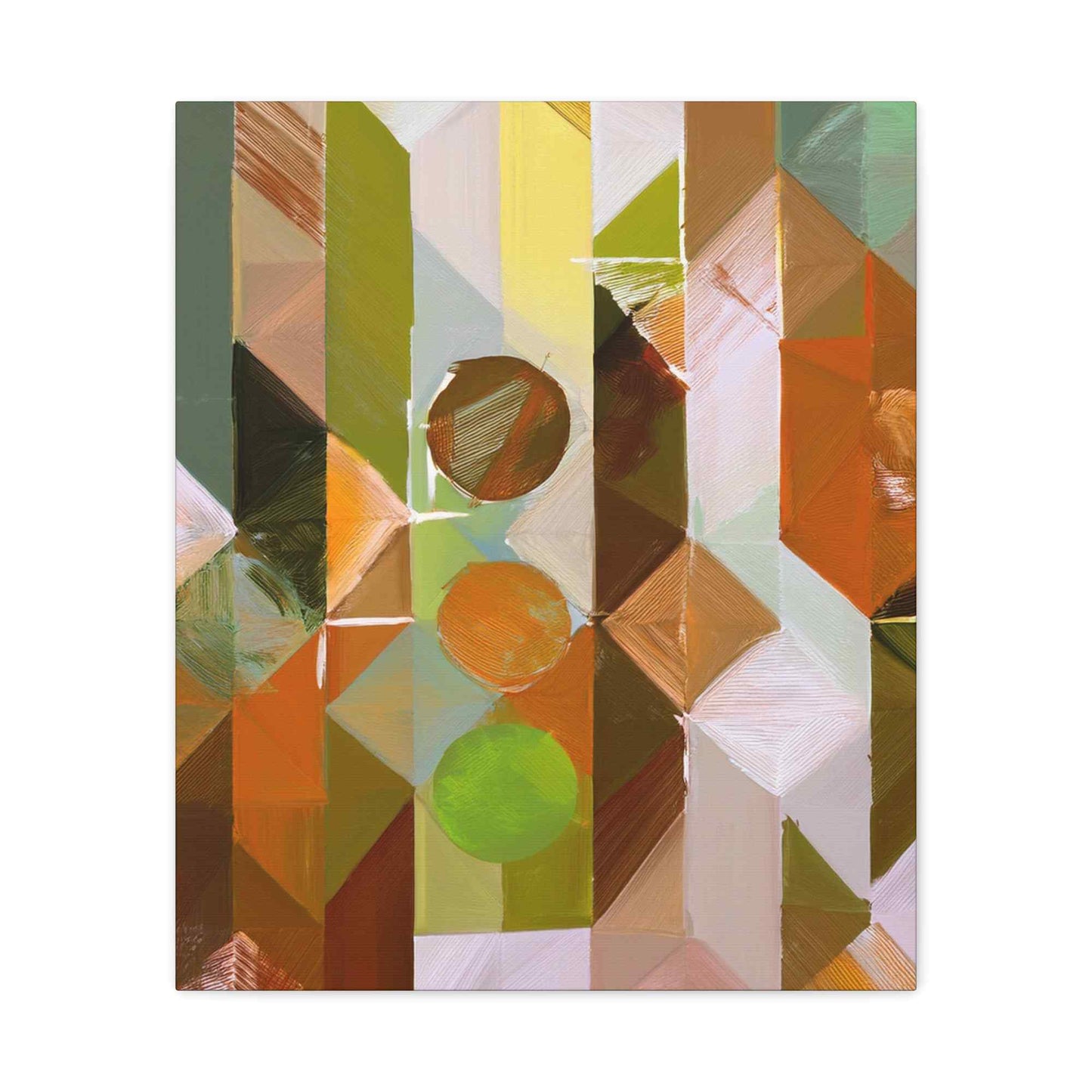 Abstract Geometric Painting Print Canvas 20x24,20x30,24x30 24x32,24x36,30x40 32x48,36x48,40x60 Pine-Wood Inner Frame ABS-56
