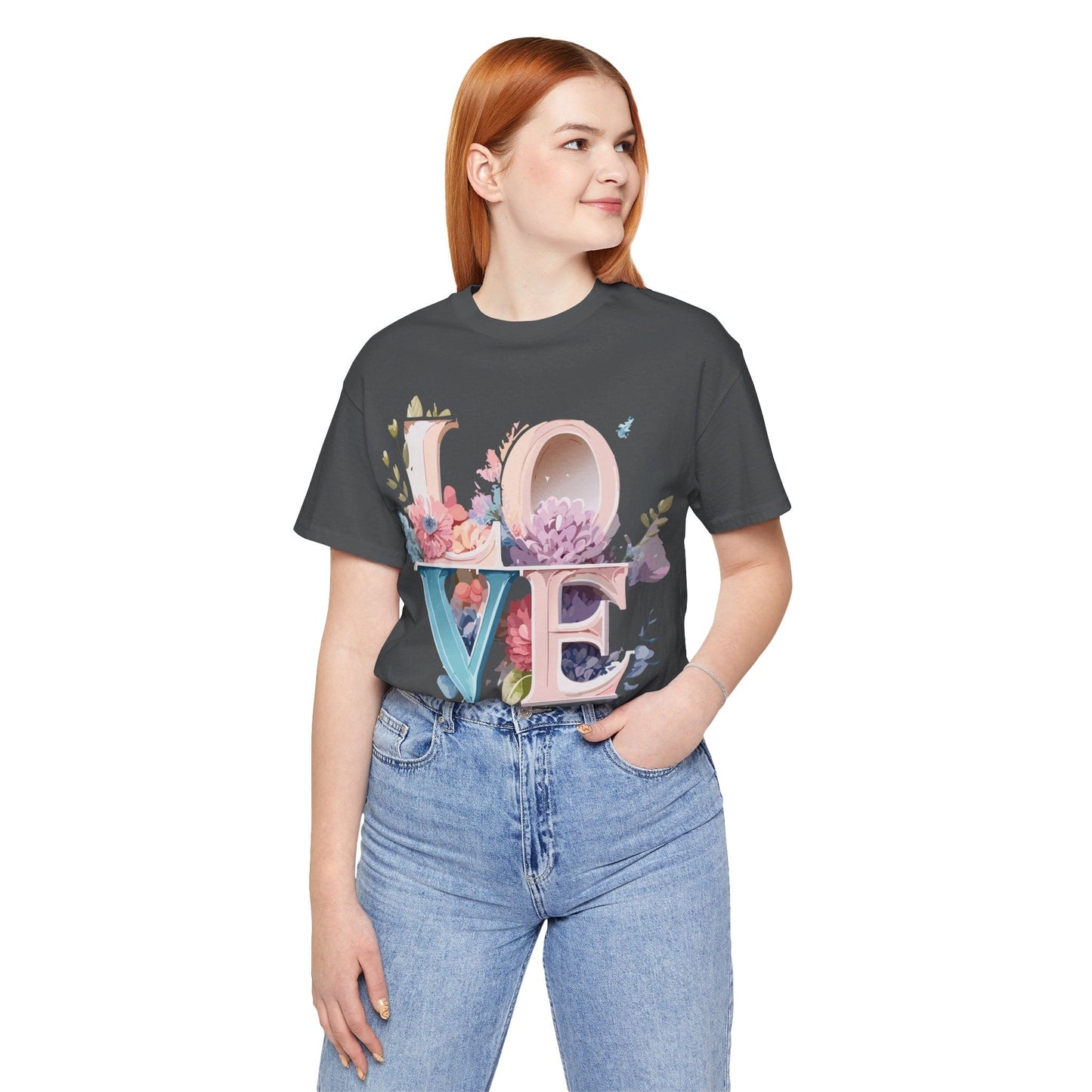 Valentine Graphic Tee Unisex Short Sleeve Premium Art Design By Adelpha Vintage Illustration