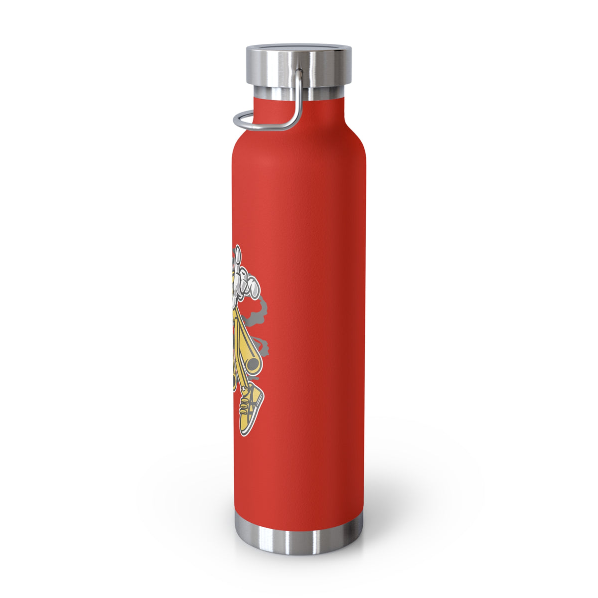 22oz Copper Insulated Water Bottle with Cartoon Design - CV19