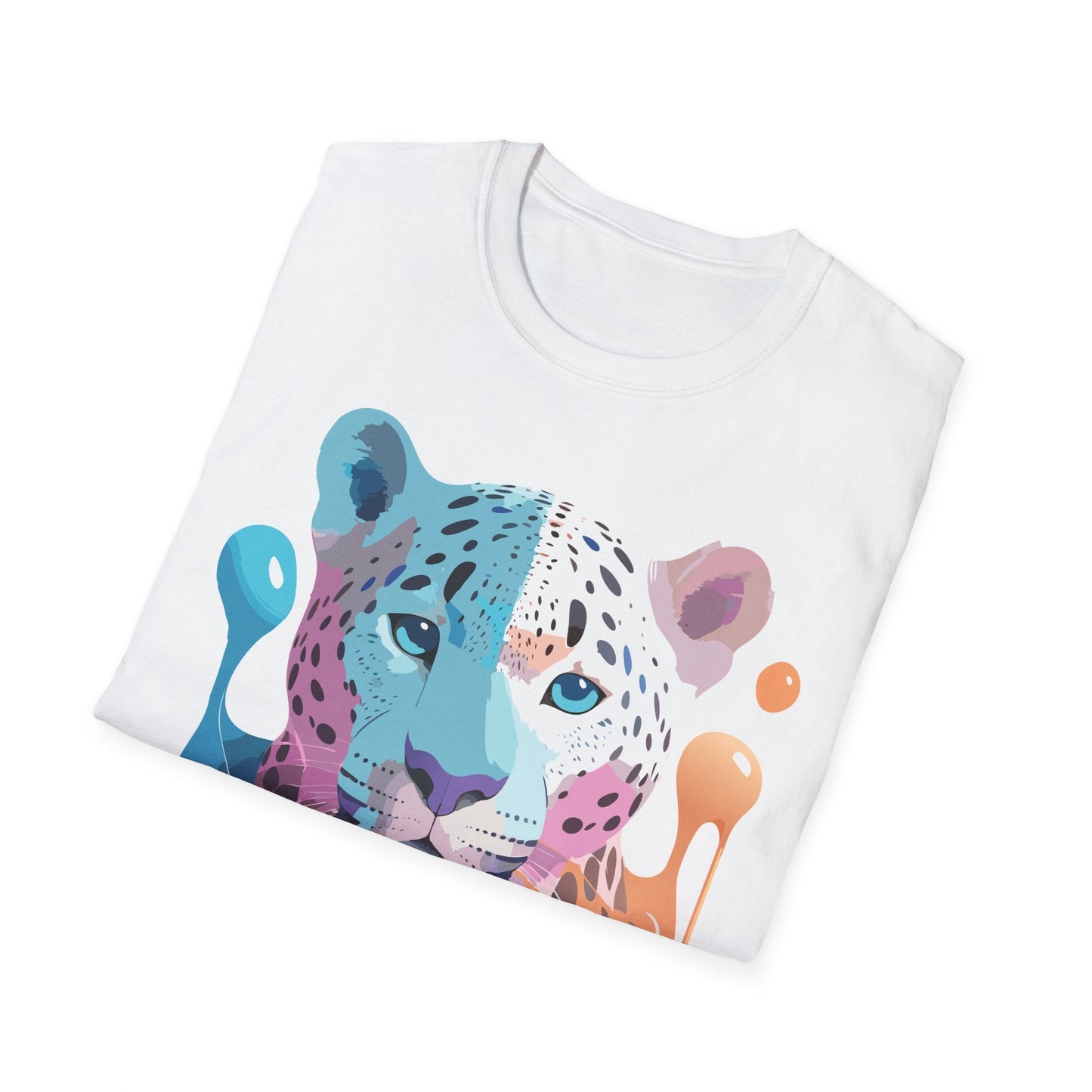 Unisex Cheetah Shirt Gildan Softstyle 64000 Short Sleeve Tee