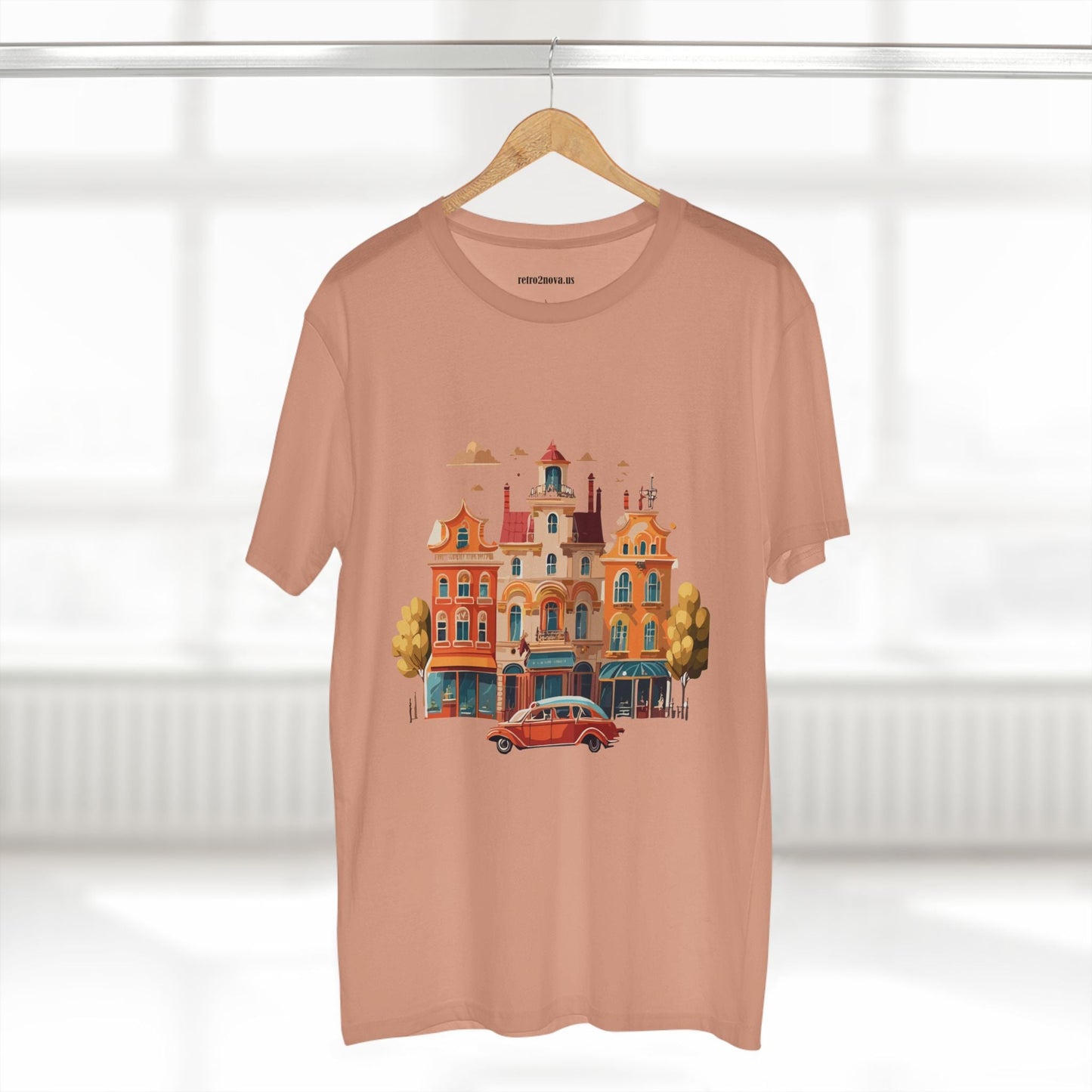 Retro Car Shirts Vintage Car Shirts RC22 Unisex Premium Cotton Tee With Original Art Design