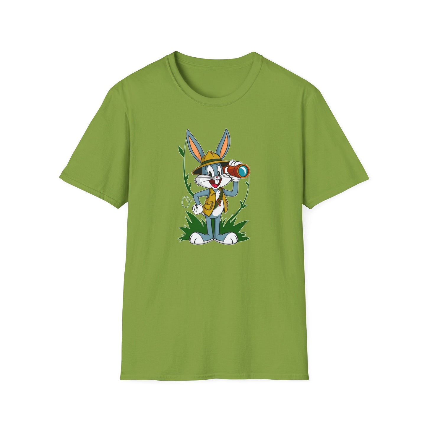 Bugs Bunny T Shirt Unisex Softstyle Gildan 64000 Cartoon Animation Graphic Tee Design