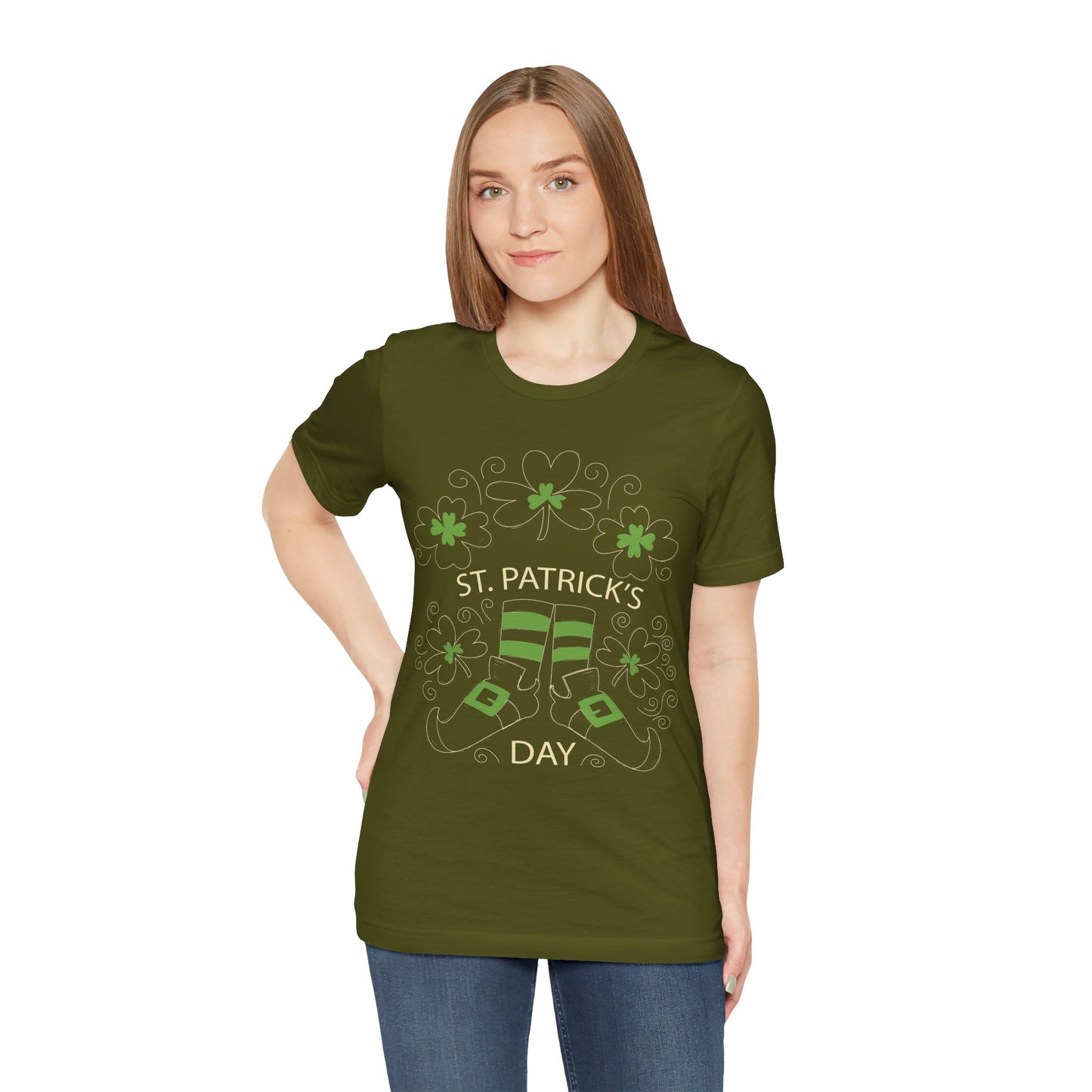 Unisex Cotton Tee Shirt with Lucky Prints