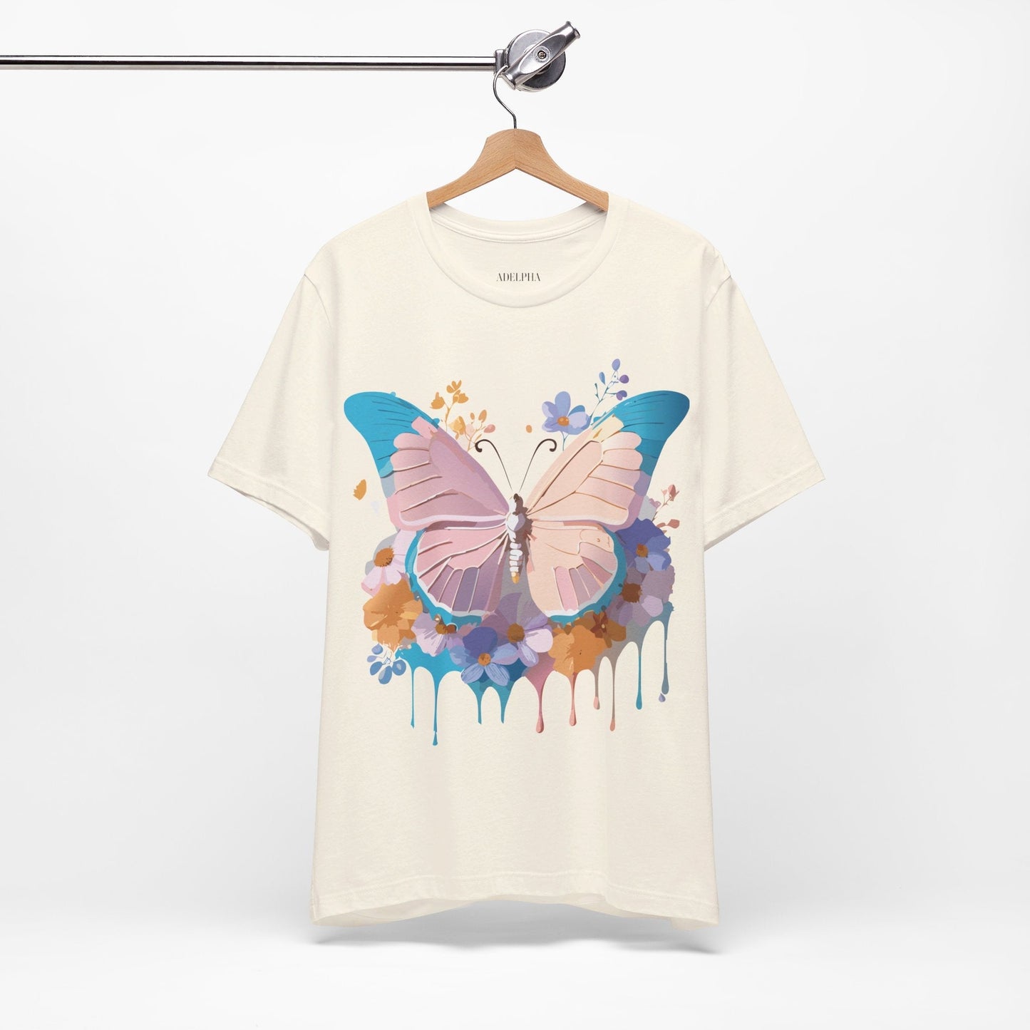 Butterfly Graphic Tee Vintage Inspired Adelpha Unisex Jersey Short Sleeve