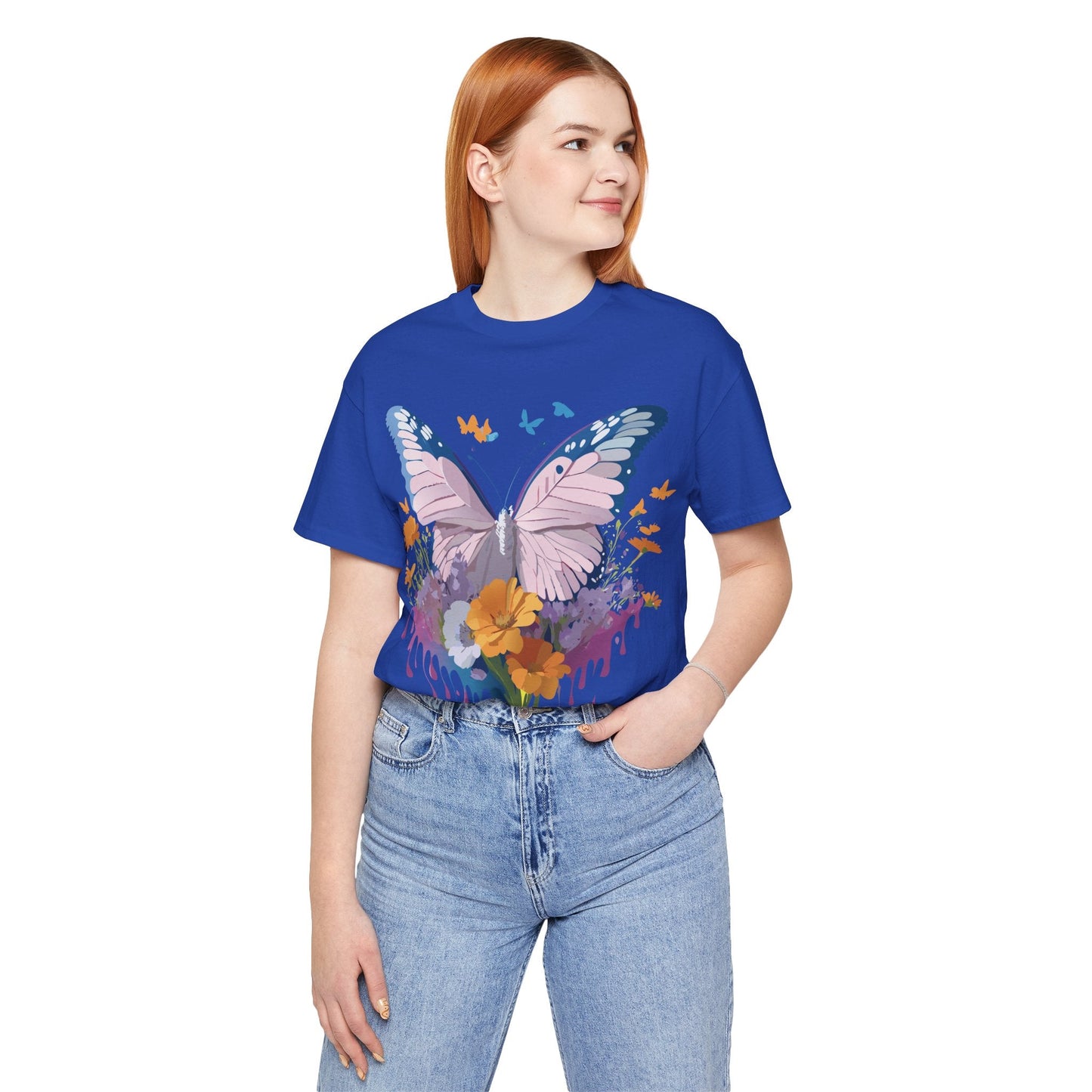 Butterfly Graphic Tee Unisex Jersey Short Sleeve Adelpha Art Design