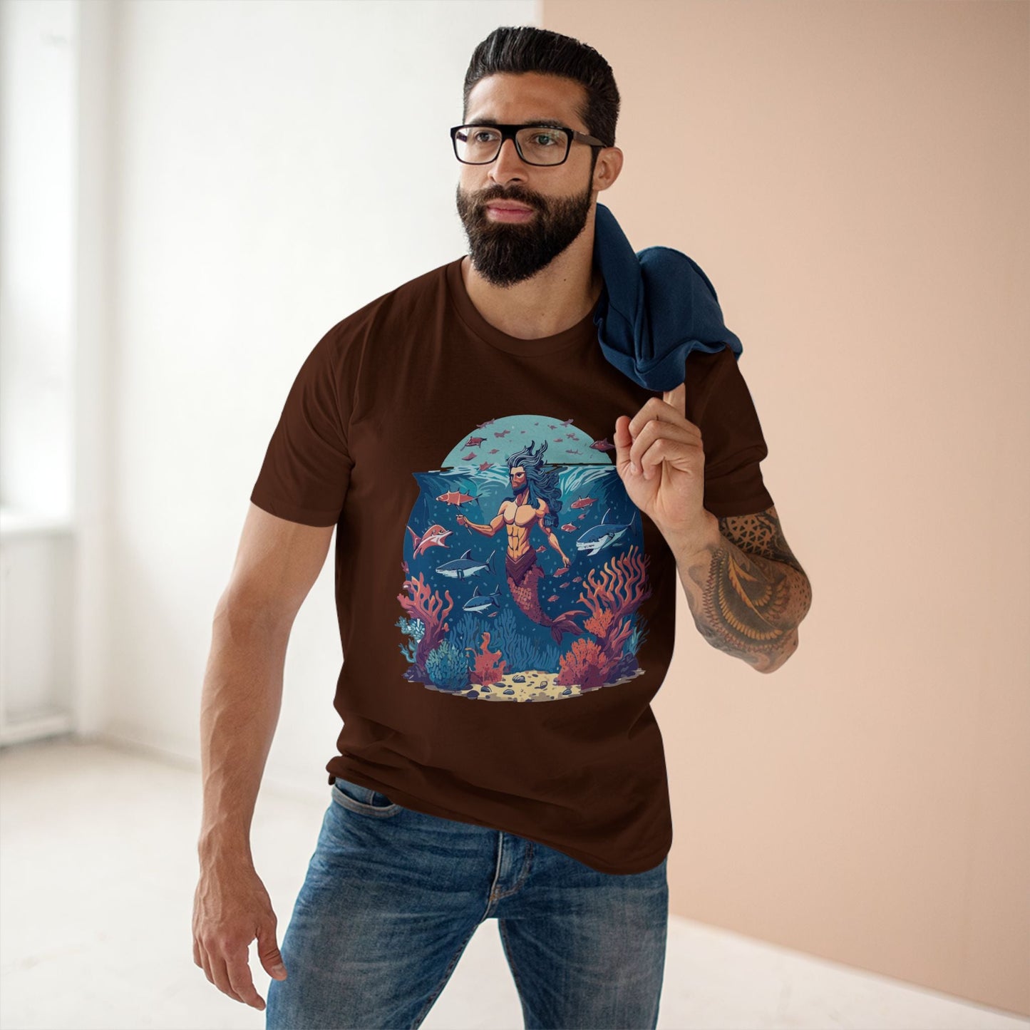 Ocean Shirt Ocean Pacific OP20 Unisex Premium Cotton Tee With Original Art Design Retro2Nova