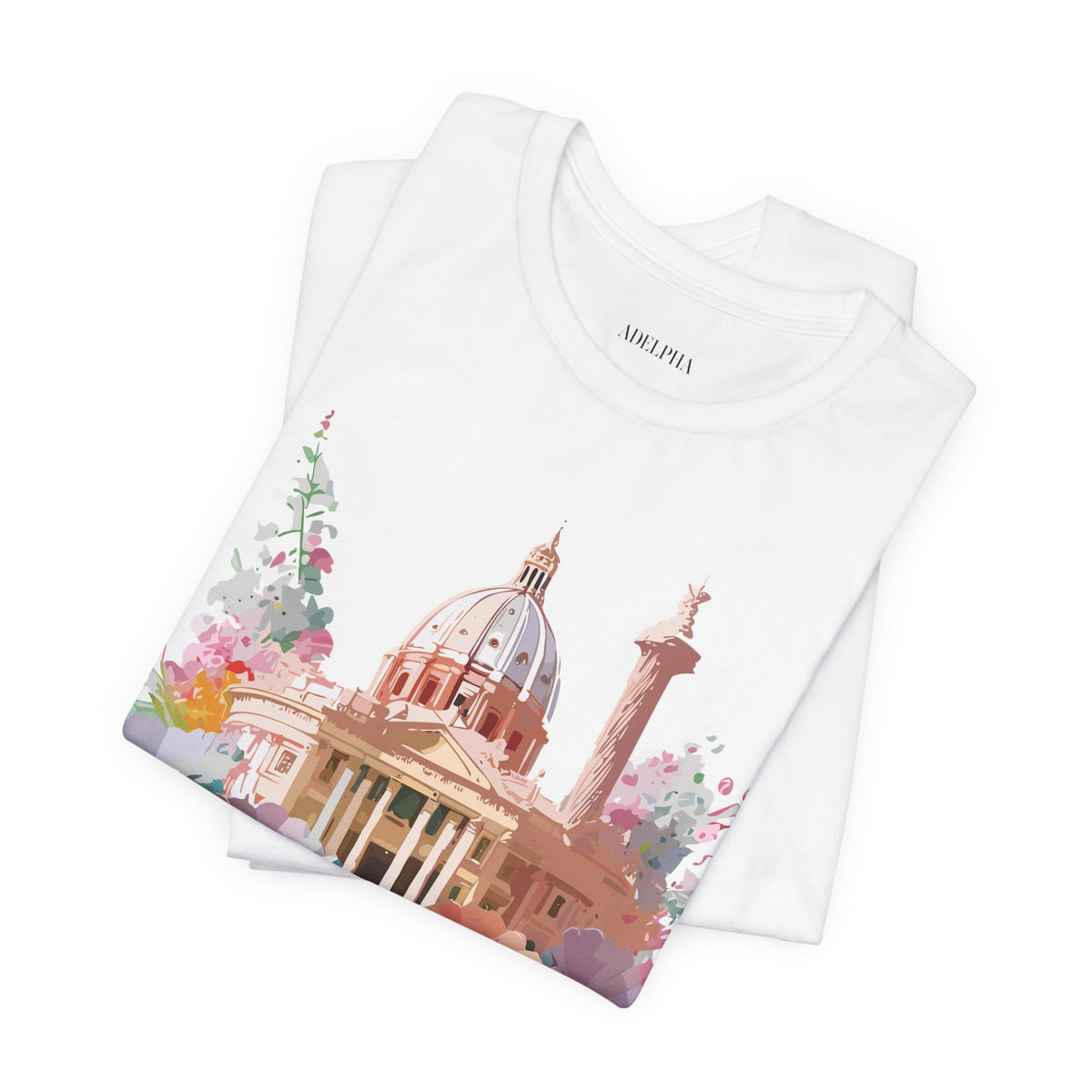 Unisex Cotton Bella+Canvas Tee with Rome