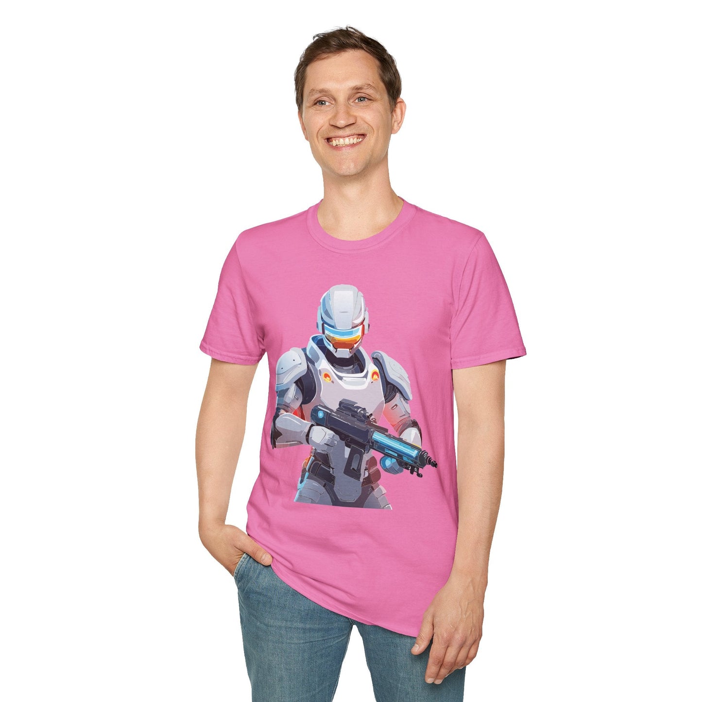 Robocop Graphic Unisex Cotton With Cyber Man Artwork Tee 6