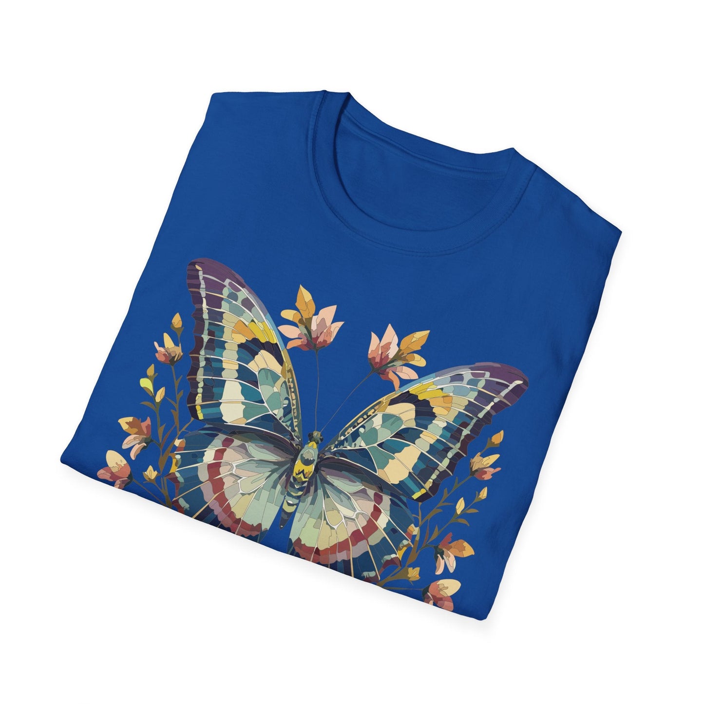 Butterfly Shirt Unisex T Shirt With Monarch Design Gildan Softstyle 64000 Ring Spun Cotton Tee