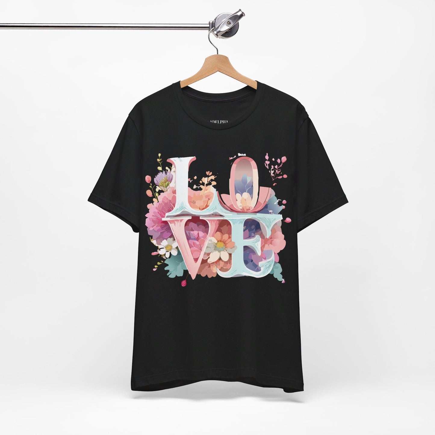 Valentine Graphic Tee Unisex Jersey Short Sleeve Art Design By Adelpha Vintage Inspired