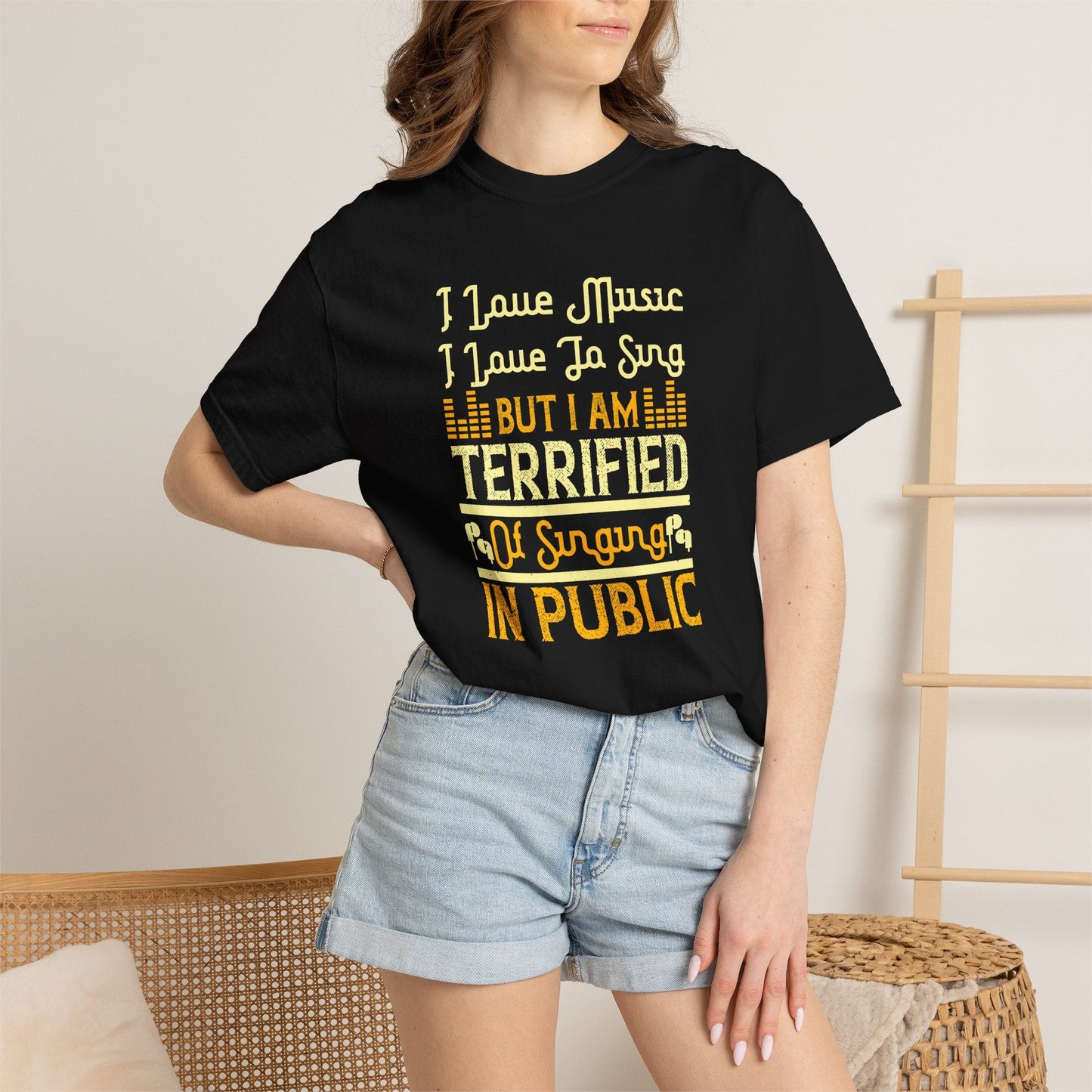 Music Graphic Design Unisex Cotton T-shirt m12