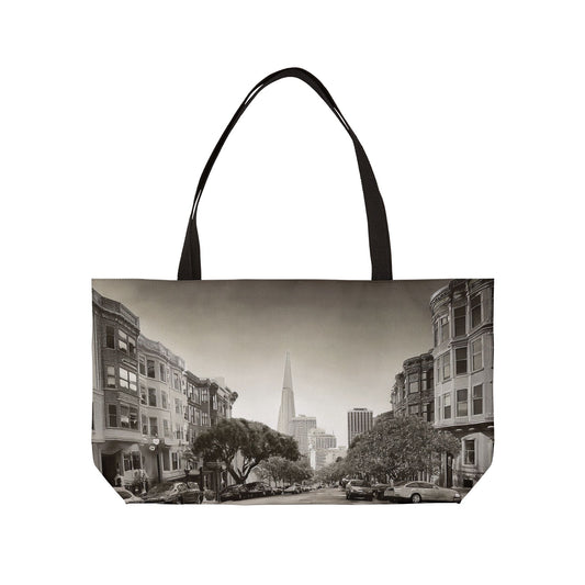 San Francisco Print Bag High-Quality 100% Spun Poly 24x13 Canvas Art Bag C-15