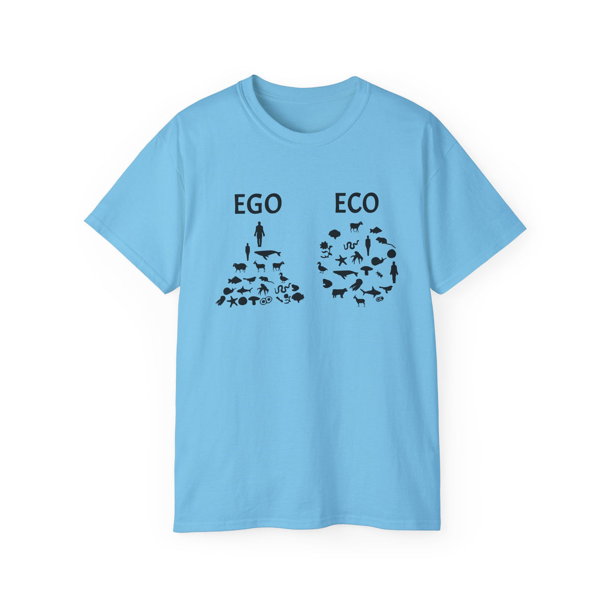 EGO vs ECO graphic tee | Environmental conservation shirt