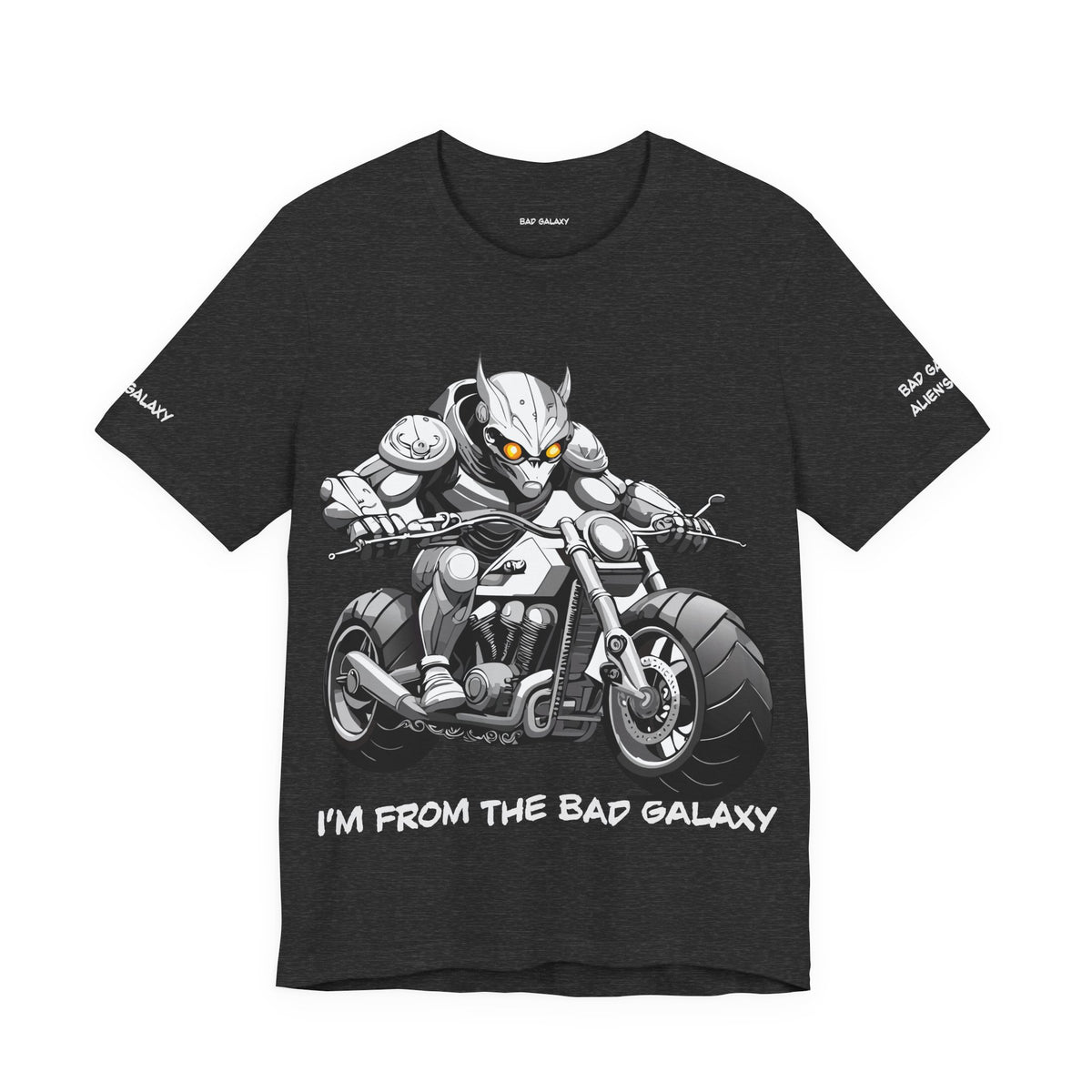 Alien Graphic Unisex Cotton Bella+Canvas Tee with Art Design b79