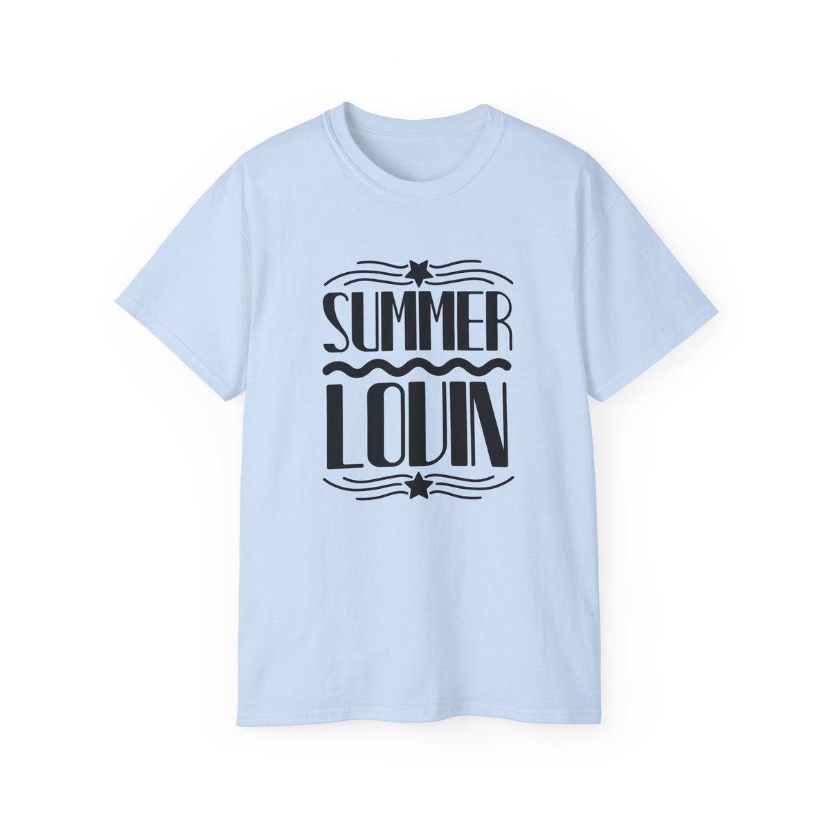 Summer Lovin Tee | Retro Wave Typography, Beach Vibes
