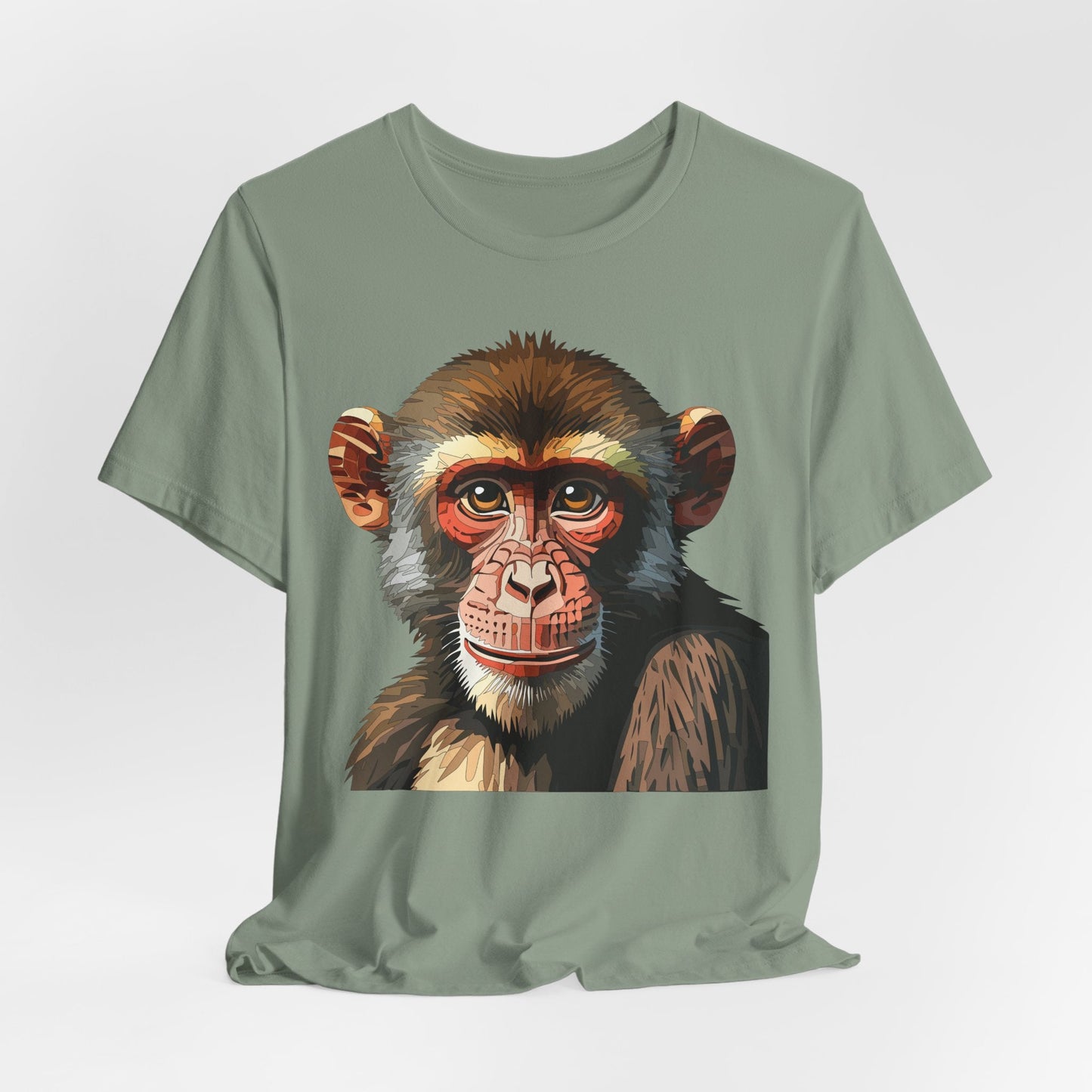 Unisex Animal Tee Shirt With Art Design Wildlife Graphic Gildan Softstyle 64000 Shirt
