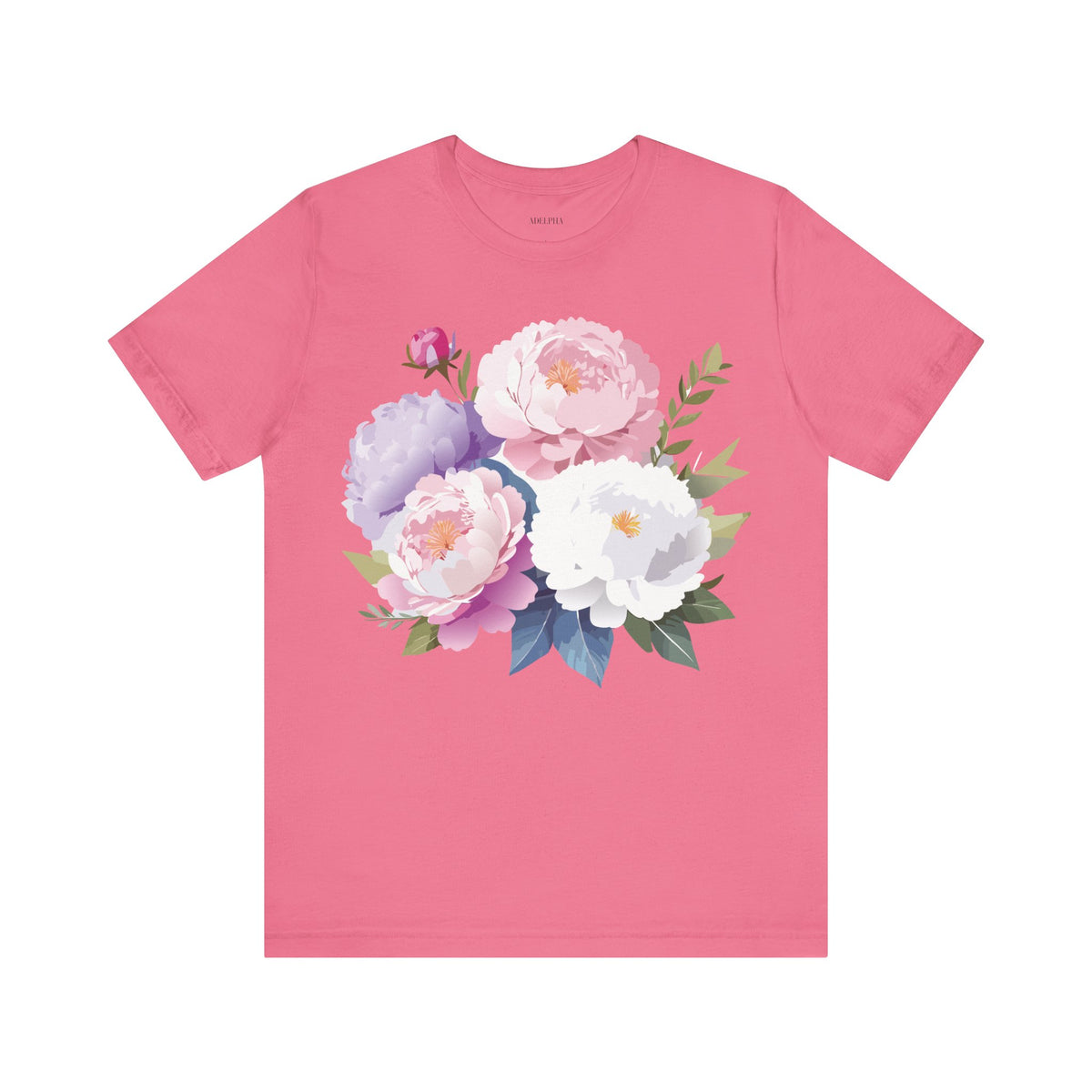 Floral Graphic Tee Shirt - Bella+Canvas Unisex 100 Cotton 37