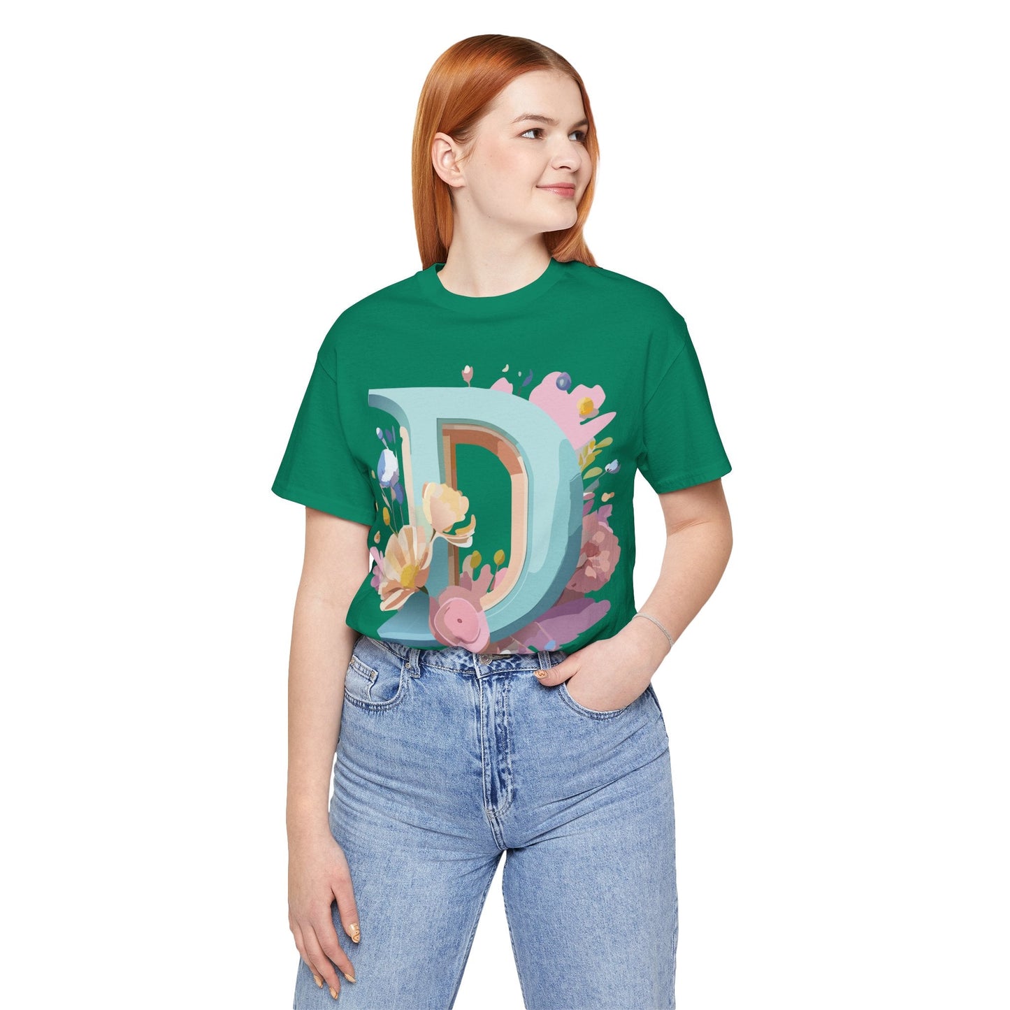 Adelpha Vintage Letter D Shirt Unisex Graphic Tee for Everyday Comfort and Style